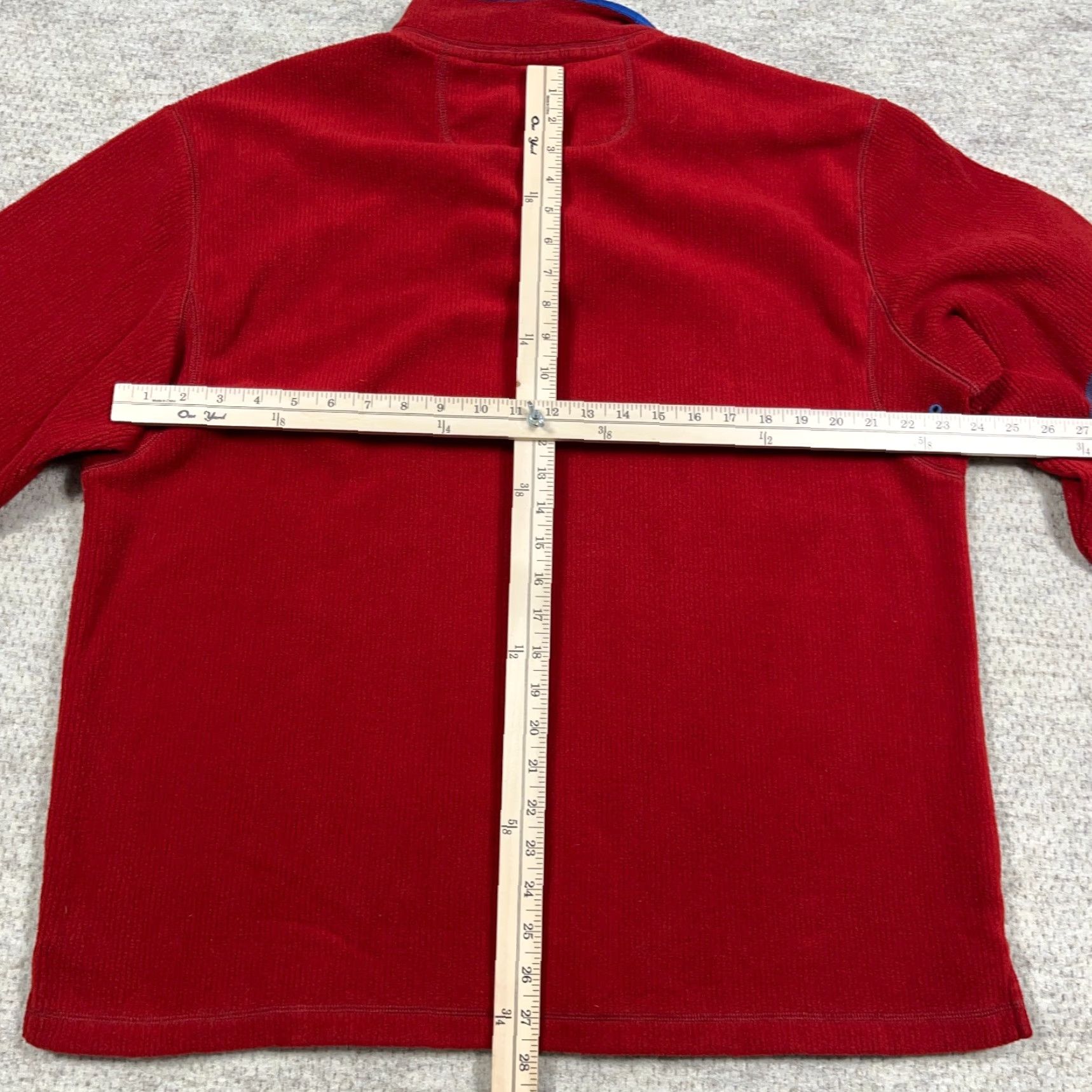 Tommy Bahama Tommy Bahama Sweater Men L Red Pullover 1/4 Zip Fleece Logo Embroidered Zipper Knit Long Sleeve Casual Modern 90s? Size US L / EU 52-54 / 3 - 7 Thumbnail