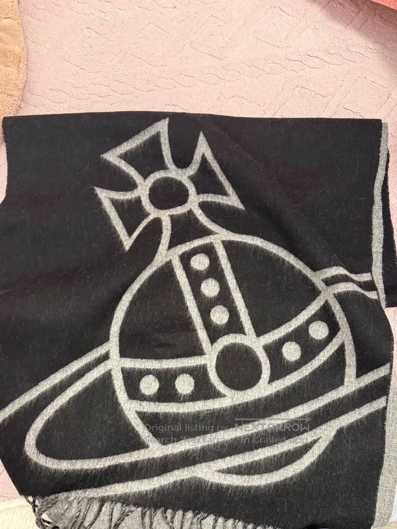 Vivienne Westwood Vivienne Westwood Black scarf Size ONE SIZE - 2 Thumbnail