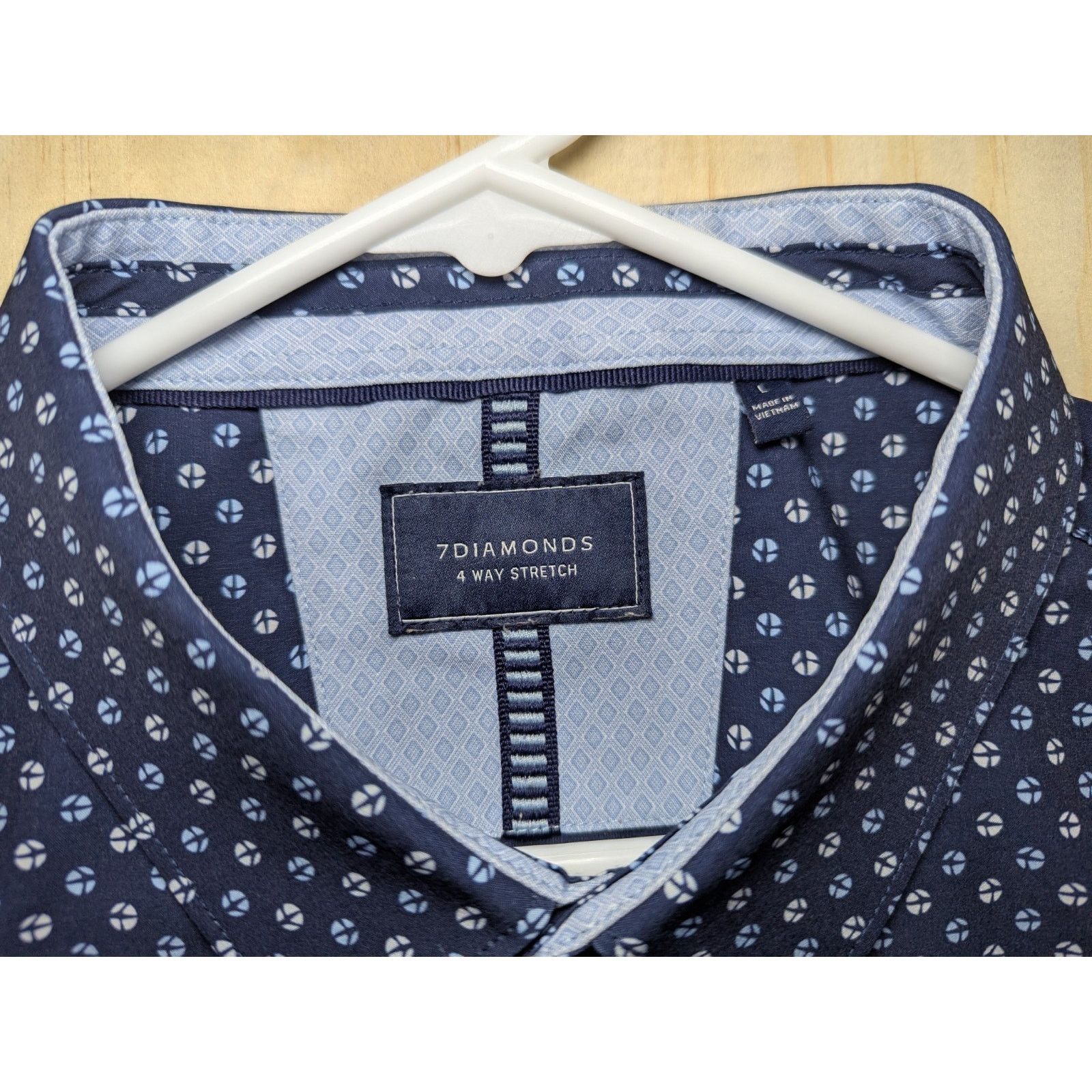 7Diamonds 7 Diamonds Men's Large Break Free Stretch Short Sleeve Shirt Size US L / EU 52-54 / 3 - 4 Thumbnail