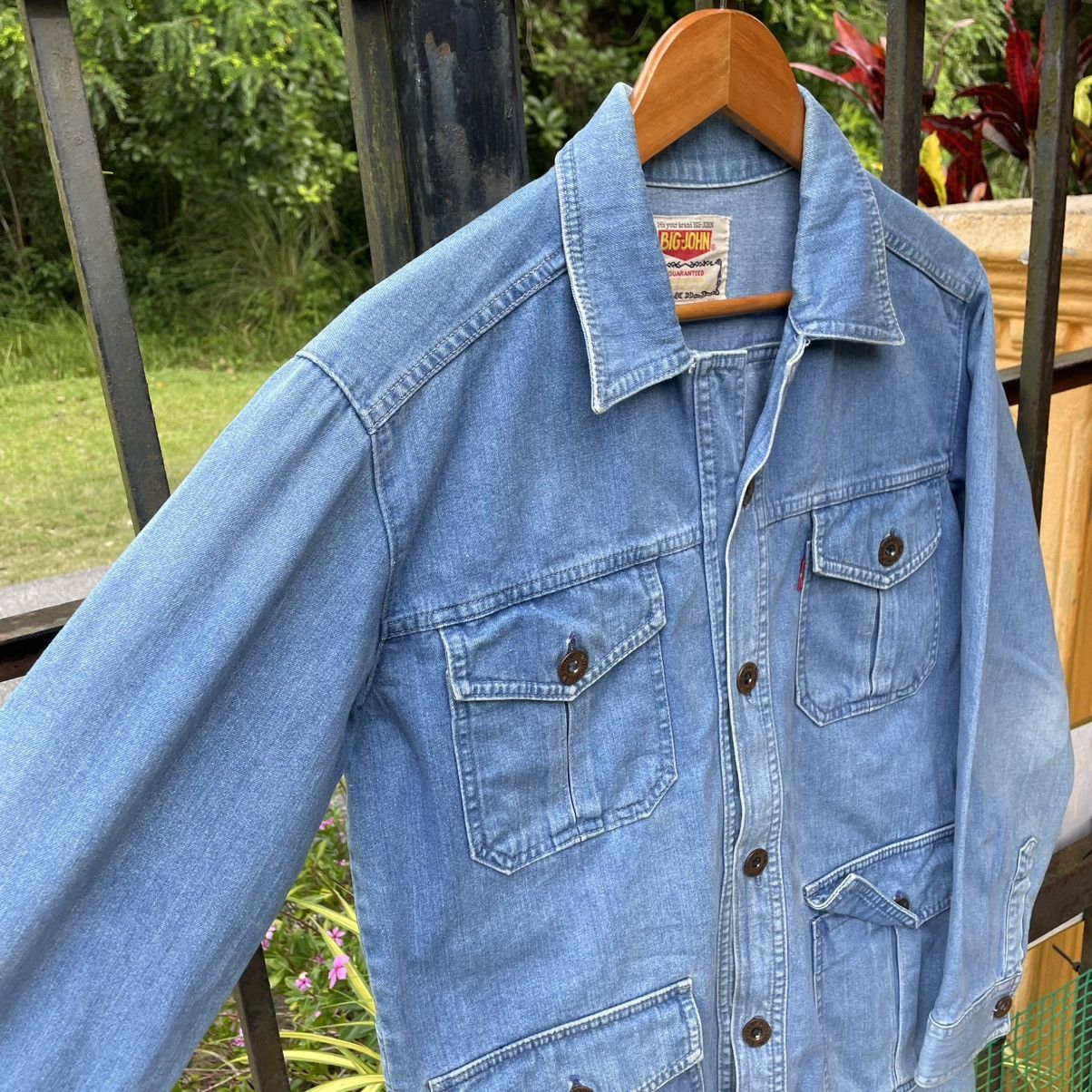 Big John 🔥Vintage Big John Stoned Washed 4 Pocket Chore Denim Jacket Size US S / EU 44-46 / 1 - 6 Thumbnail