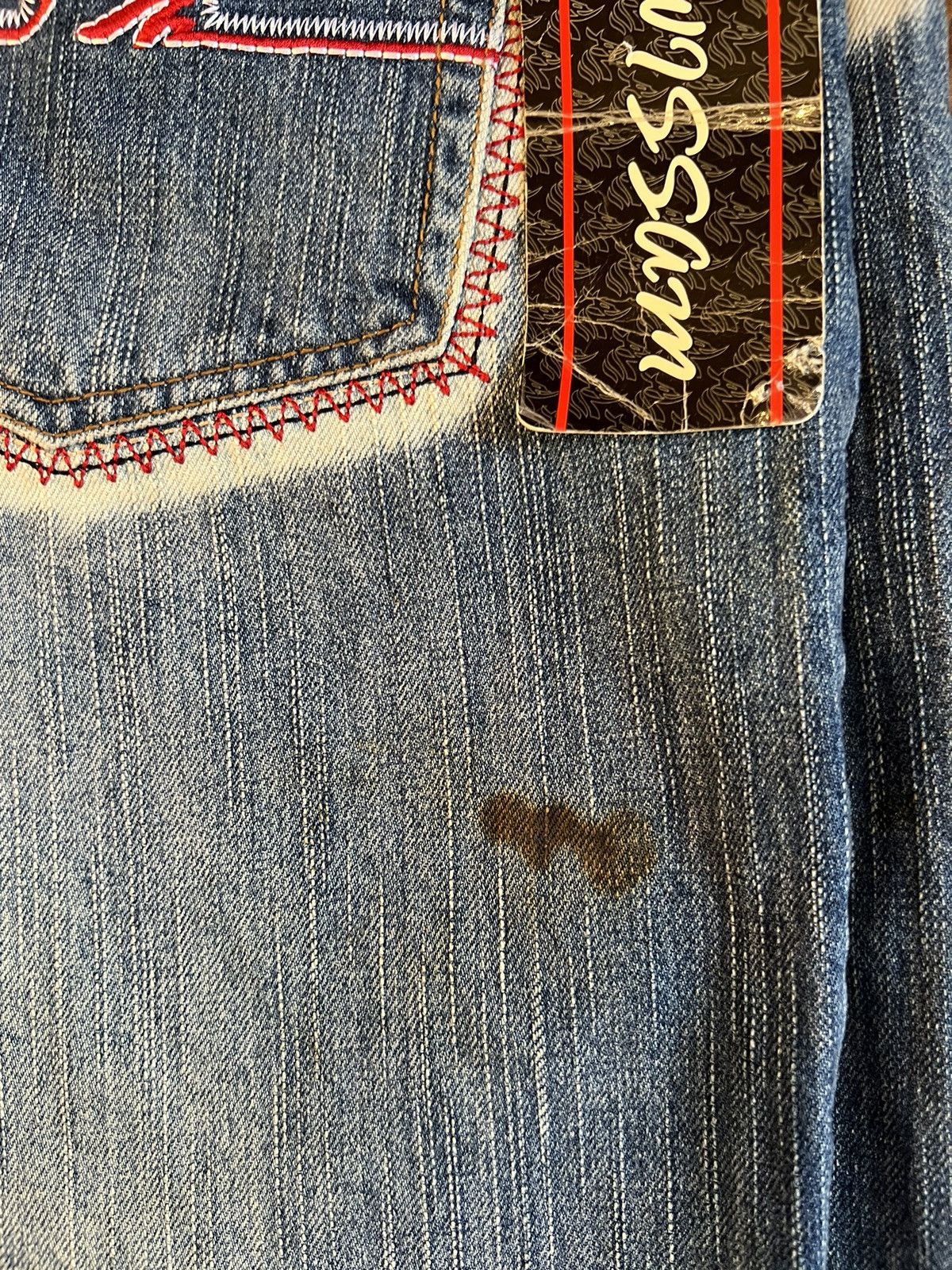 Al Wissam × Vintage AL WISSAM DENIM JEANS DEADSTOCK! Size US 38 / EU 54 - 8 Thumbnail