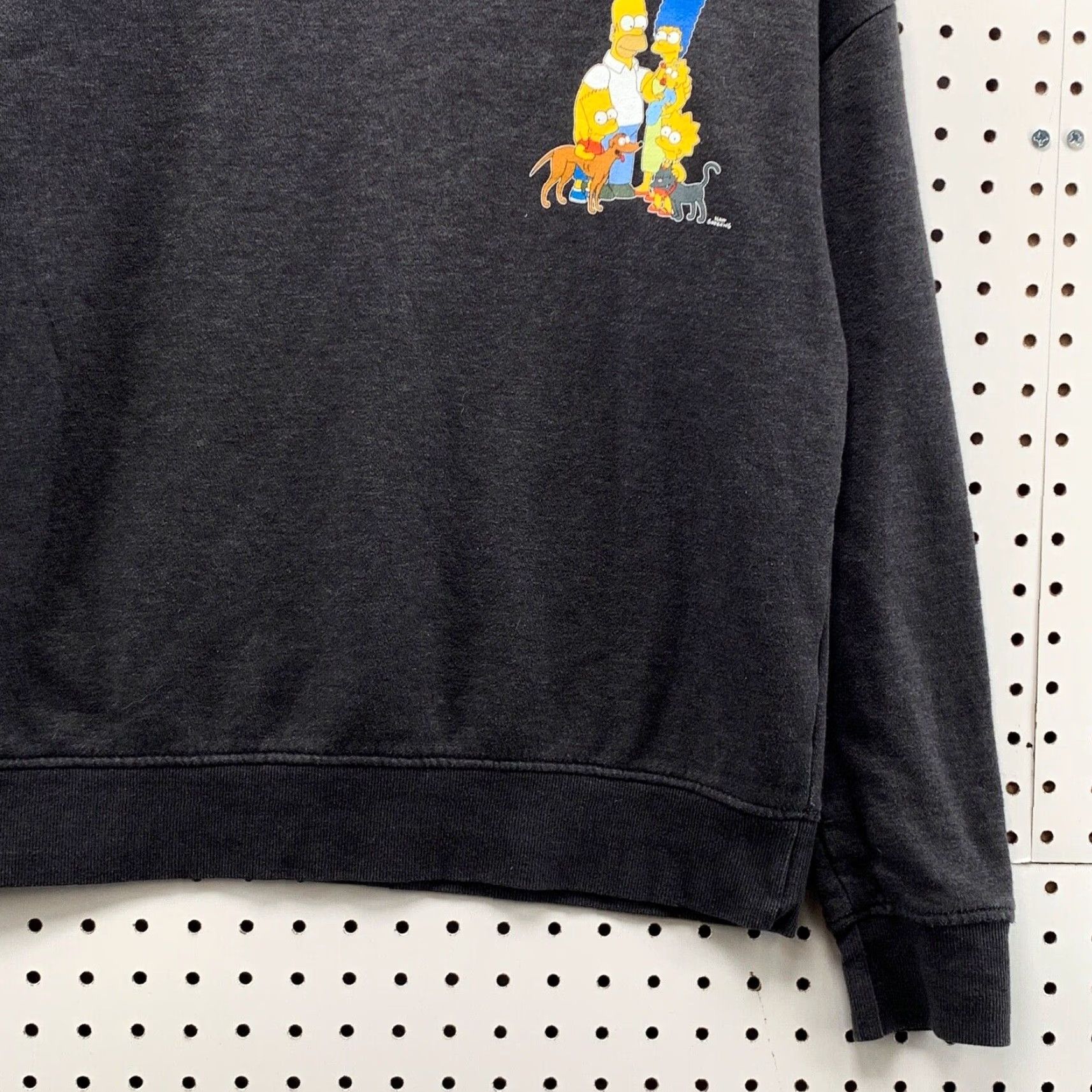 Vintage The Simpsons Sweatshirt Women's XS Long Sleeve Black Pullover Logo Crew Neck Casual Modern Classic Size XS / US 0-2 / IT 36-38 - 4 Thumbnail
