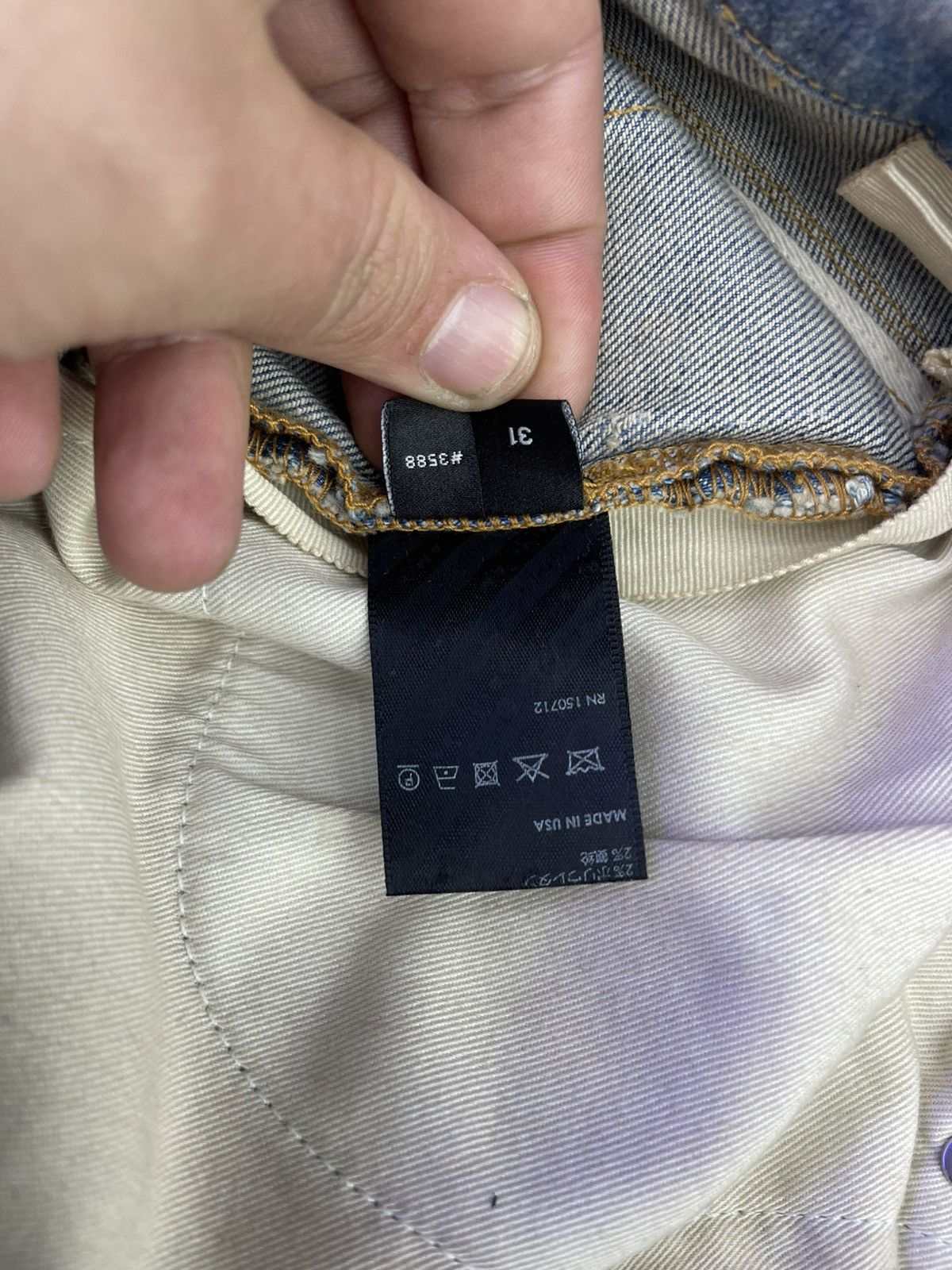 Amiri Amiri Wes Lang jeans Blue Size US 31 - 9 Thumbnail