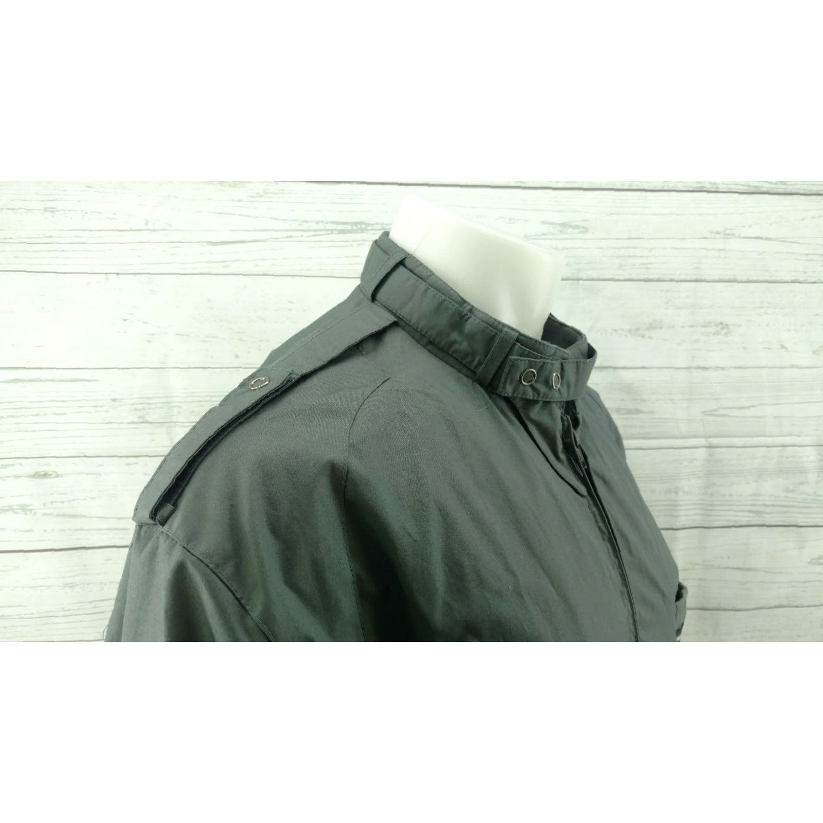 Members Only VINTAGE Members Only Gray Full Zip Racing Jacket Coat Size 44 Mens Size US S / EU 44-46 / 1 - 5 Thumbnail