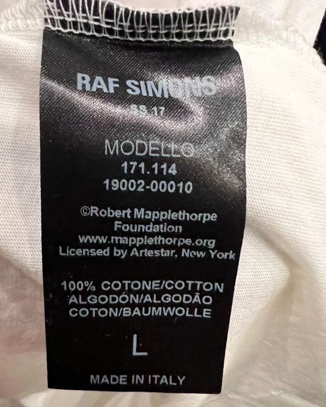 Raf Simons Raf simons TEE-2505 Size US L / EU 52-54 / 3 - 6 Thumbnail