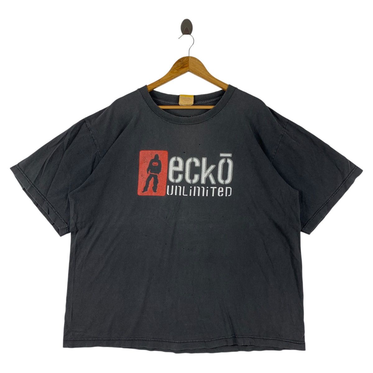 Ecko Unltd. Vintage ECKO UNLIMITED centre logo spellout tee Size US XXL / EU 58 / 5 - 1 Thumbnail