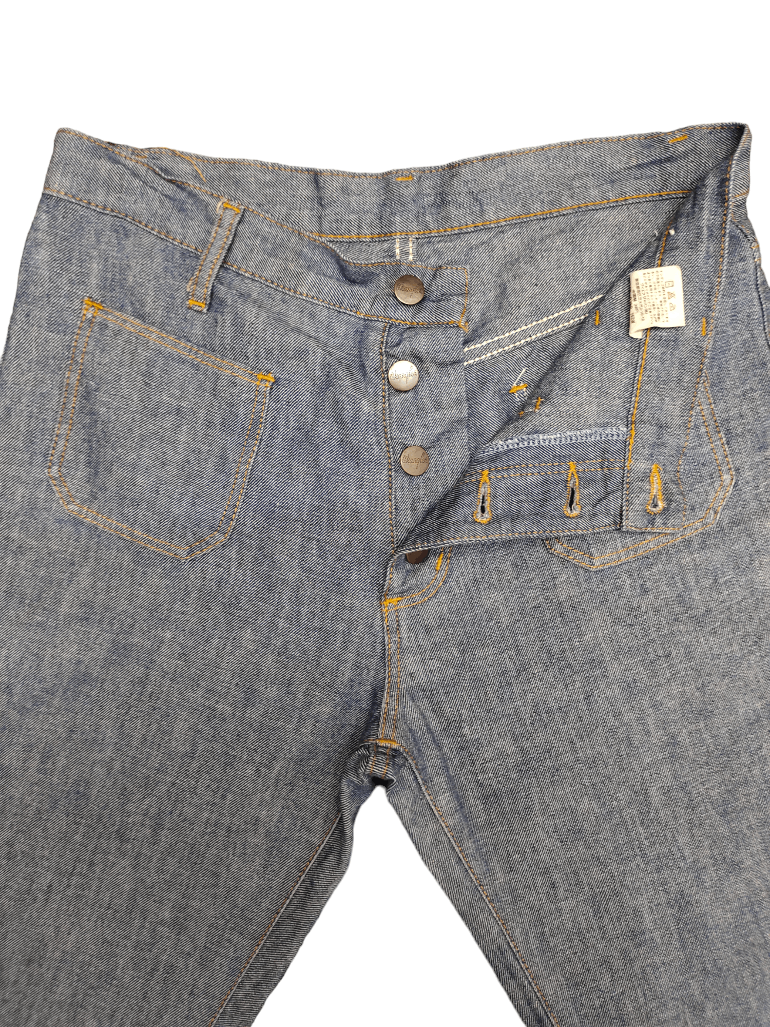 If Six Was Nine Flare Jeans Wrangler Denim Boot Cut Bell Bottom Size US 31 - 11 Thumbnail