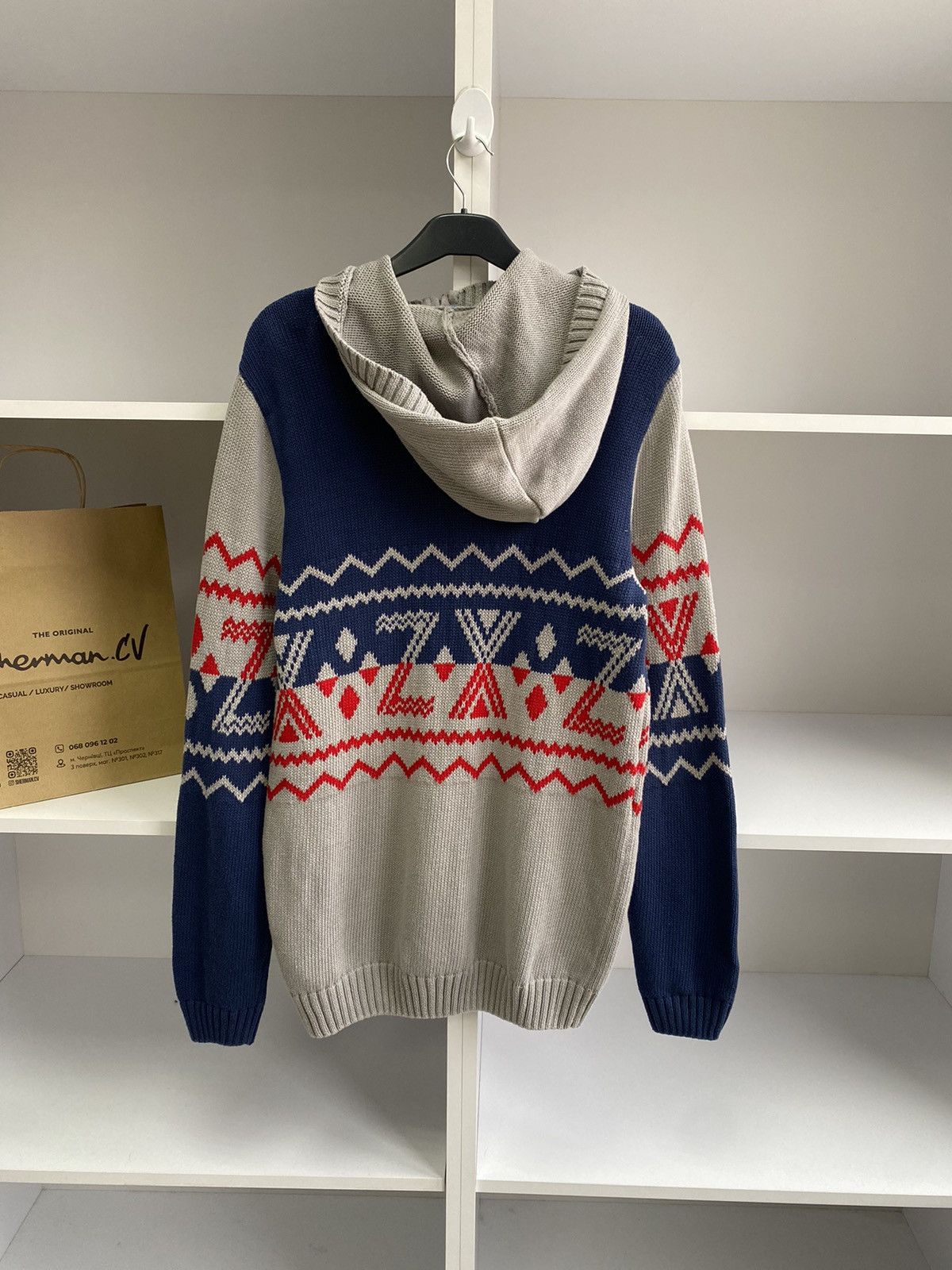 Adidas × Vintage Vintage Adidas Originals Knitted Zip Hoodie Size US L / EU 52-54 / 3 - 11 Thumbnail