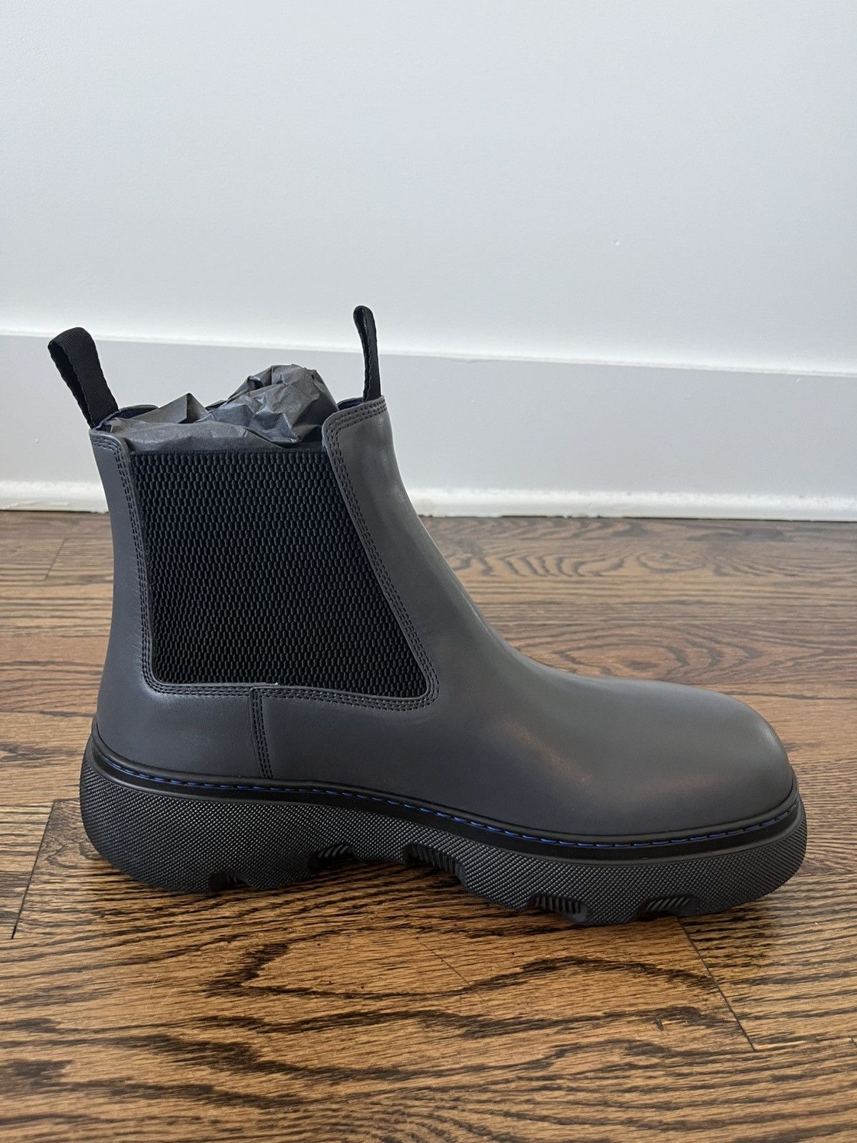 Burberry Burberry Leather Creeper Low Chelsea Boots Size US 10 / EU 43 - 12 Thumbnail