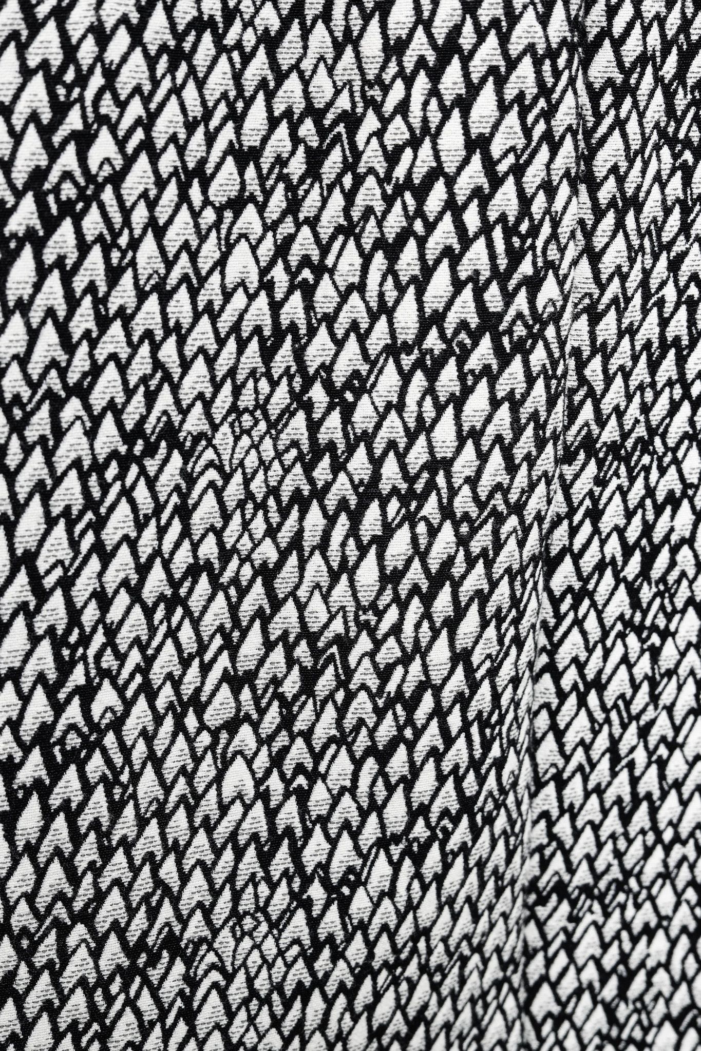 Dorothee Schumacher Alter Ego Jacquard Black & White Dress