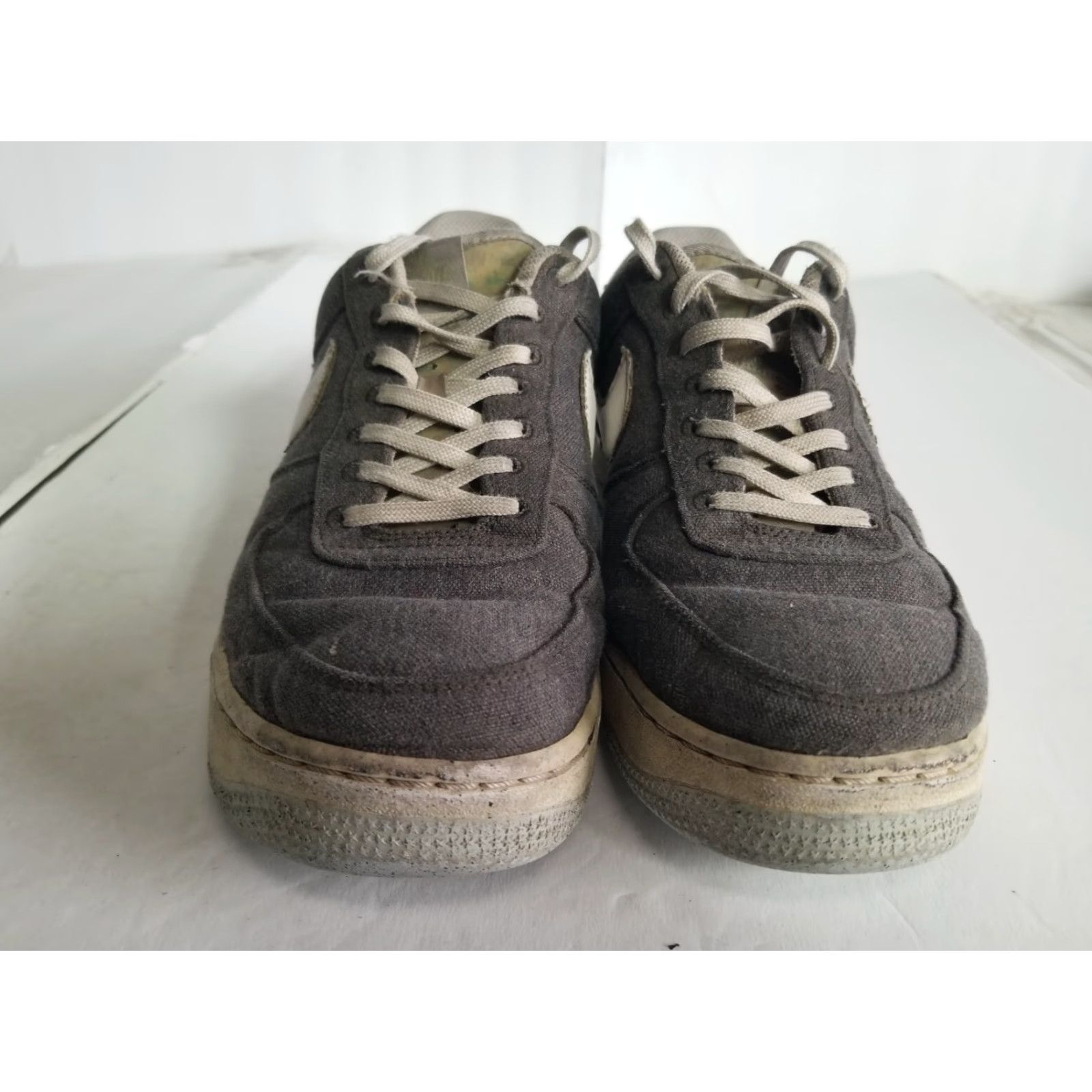Nike Nike Air Force 1 Low Recycled Canvas Men 9.5 Iron Grey CN0866-002 Nike Air Force 1 Low Men Sneaker Gray Iron Grey Recycled Canvas 9.5 Mens Size US 10 / EU 43 - 6 Thumbnail