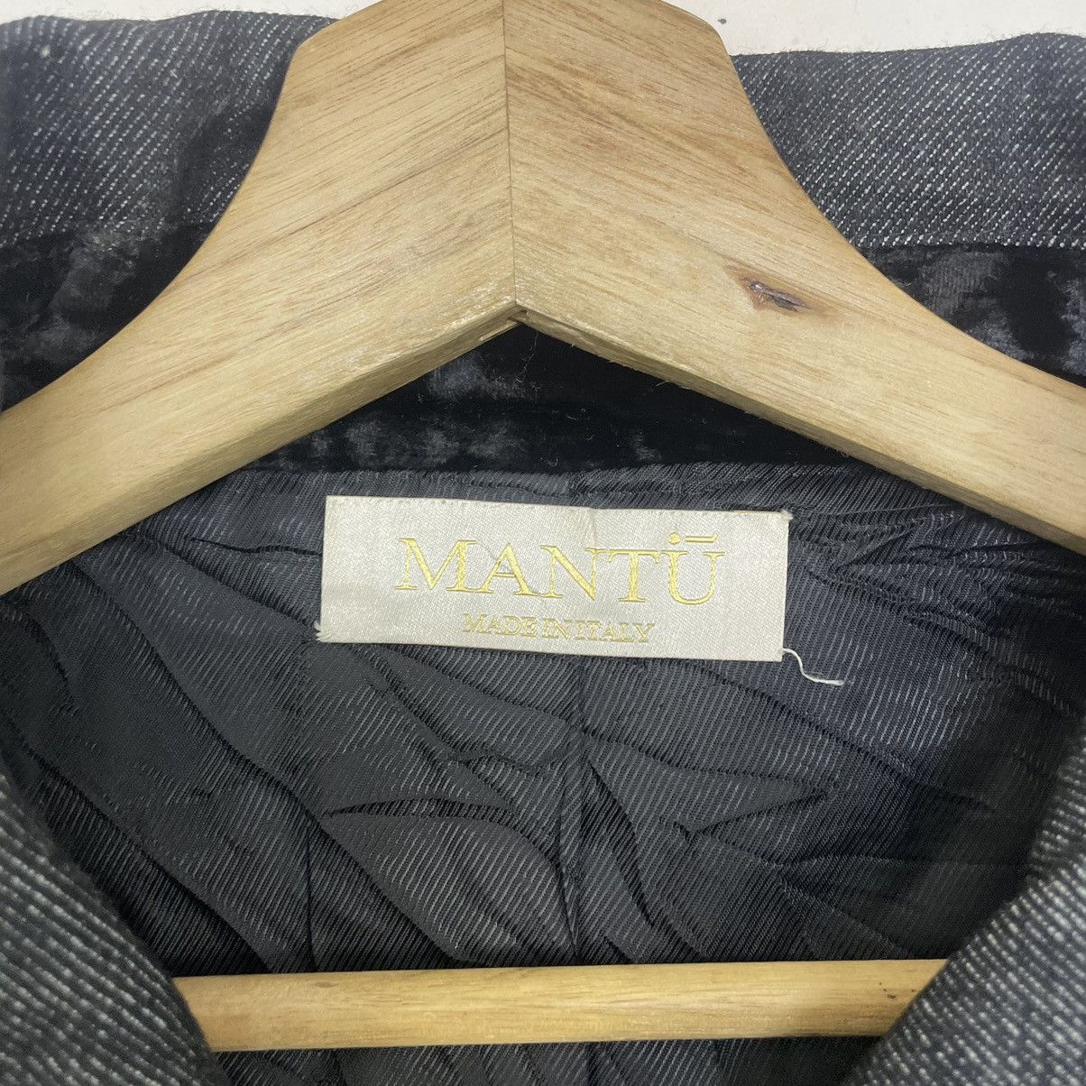 Other Italian Designer Mantu Crop Denim Jacket Size M / US 6-8 / IT 42-44 - 5 Thumbnail