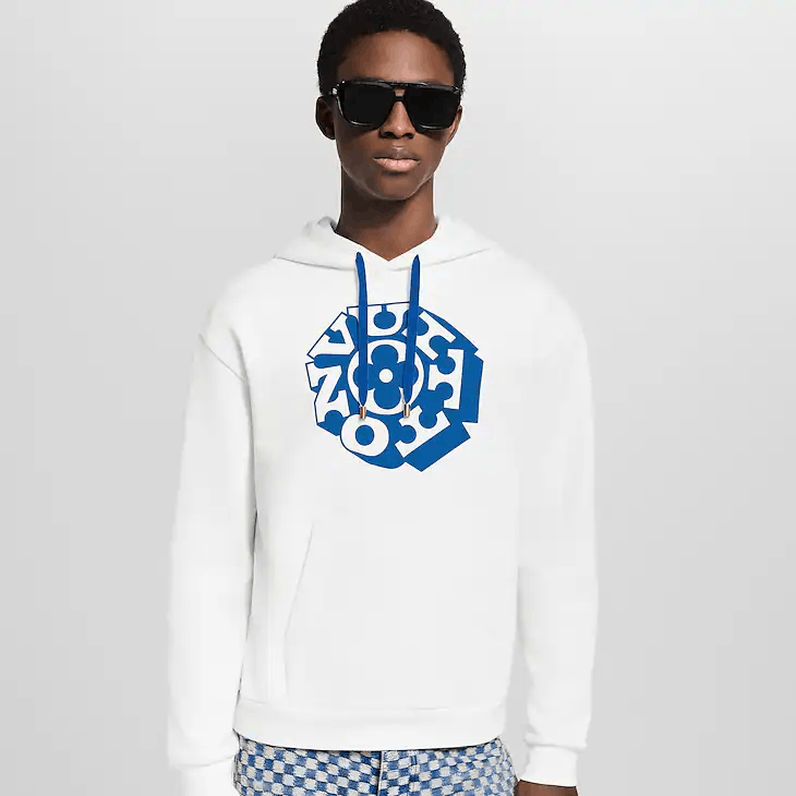 Louis Vuitton Printed Signature Hoodie Size US XXL / EU 58 / 5 - 2 Thumbnail