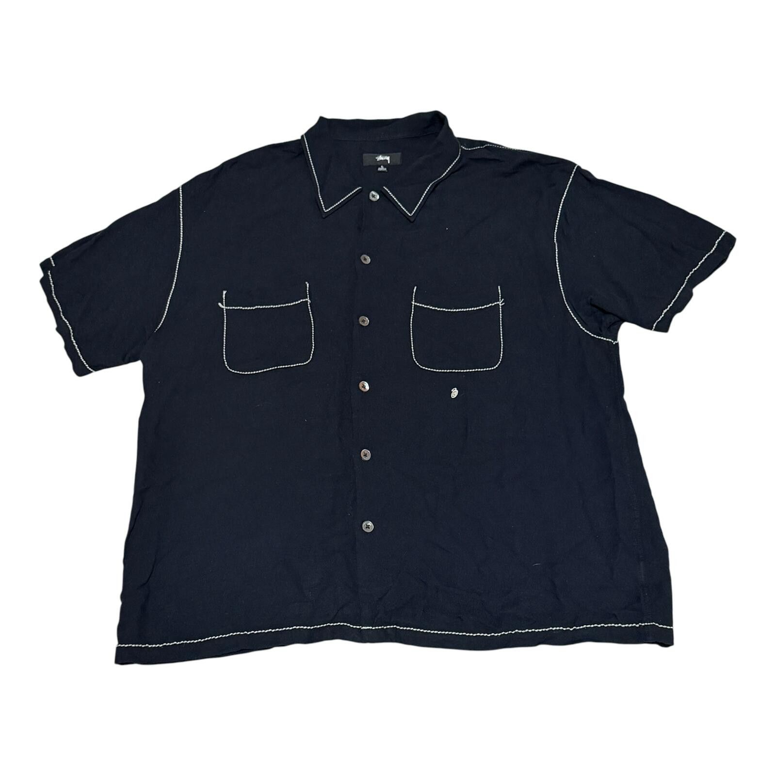 Stussy Stussy Contrast Pick Stitched Shirt | Grailed