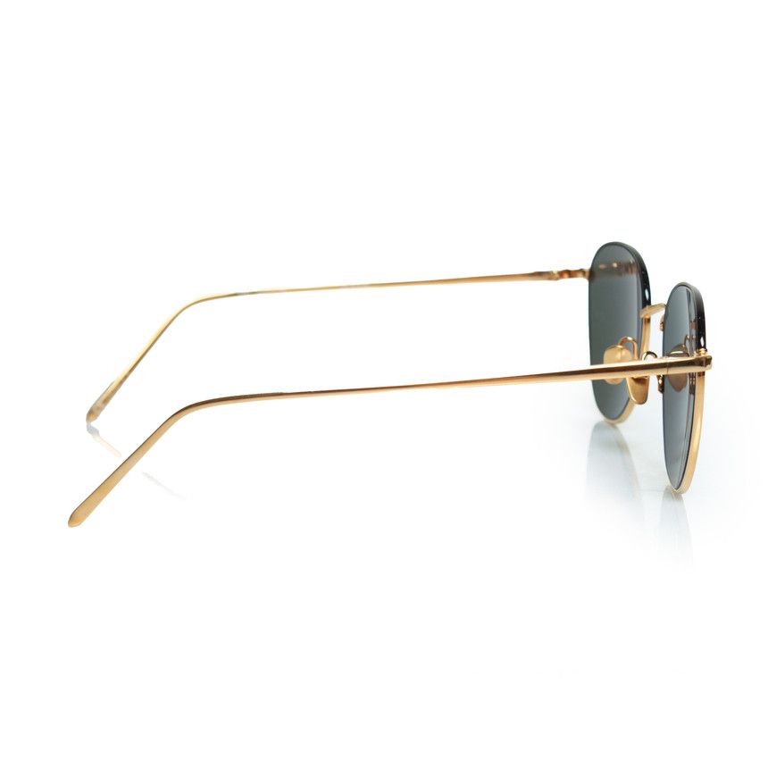 Linda Farrow Linda Farrow, 6397 sunglasses in black and gold Size ONE SIZE - 3 Thumbnail