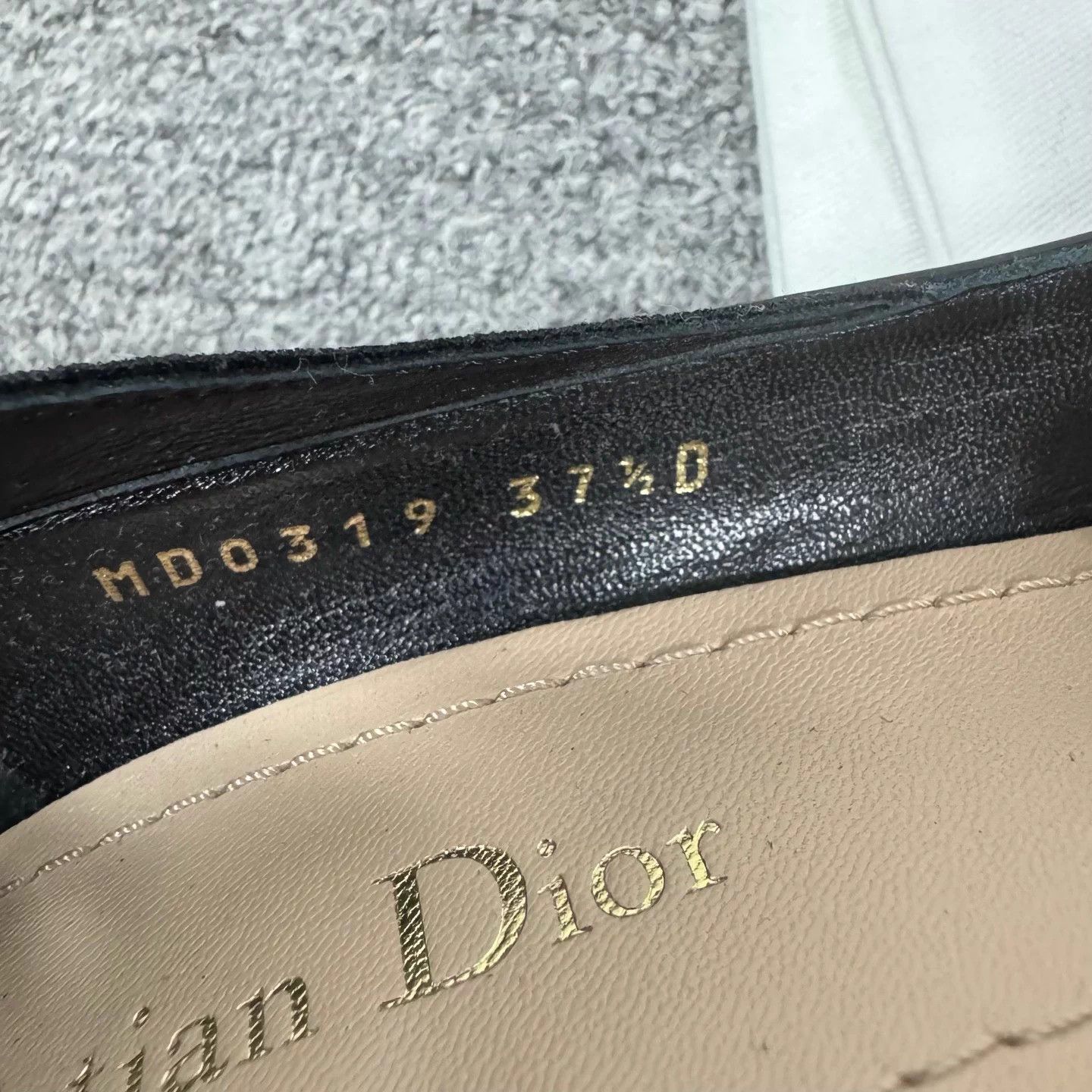 Dior Dior Kitten Heel Logo Strap Pumps 37.5 99New Size US 6.5 / IT 36.5 - 6 Thumbnail