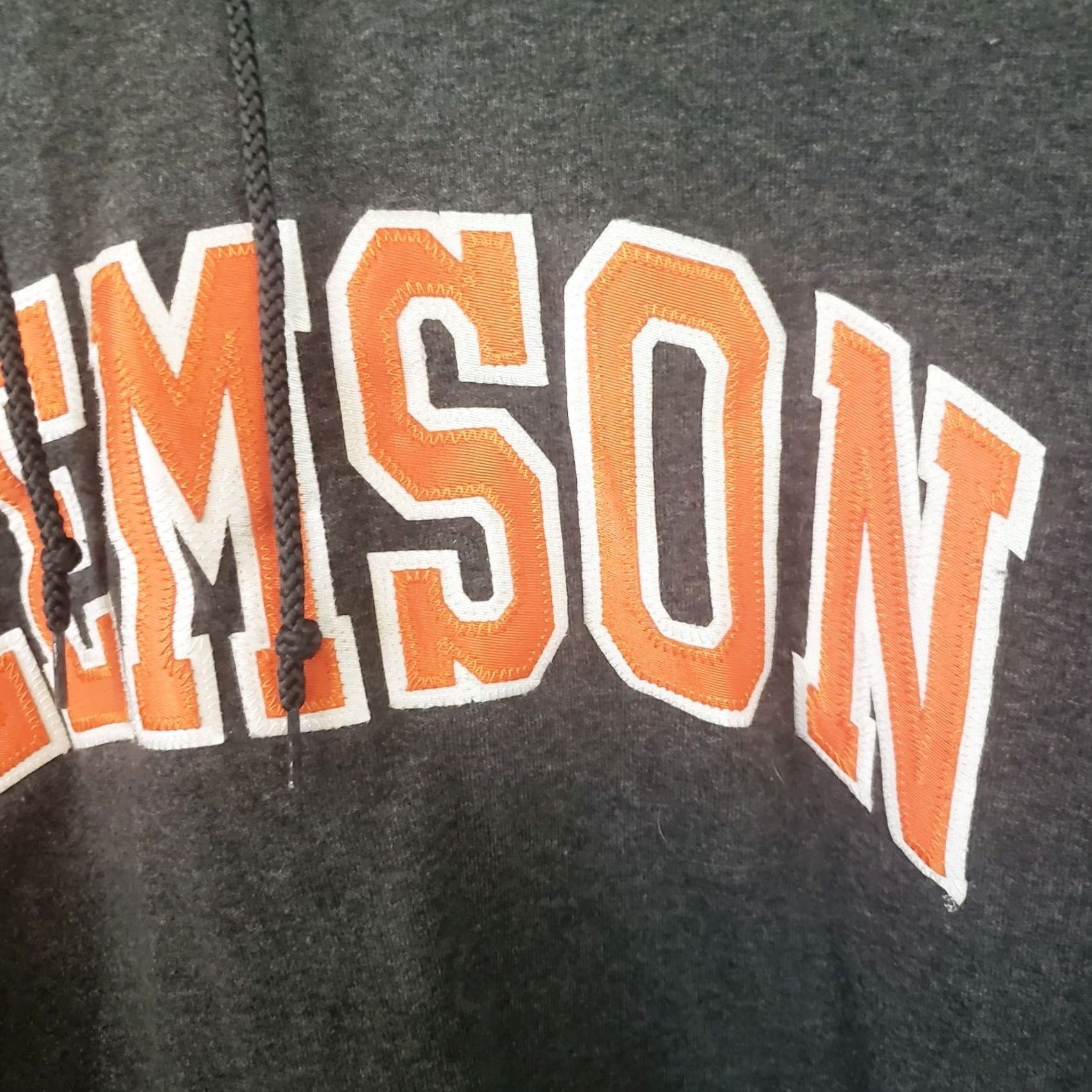 Champion Champion Clemson Tigers Embroidered Eco Fleece Hoodie Sweatshirt Mens XL Gray Size US XL / EU 56 / 4 - 7 Thumbnail