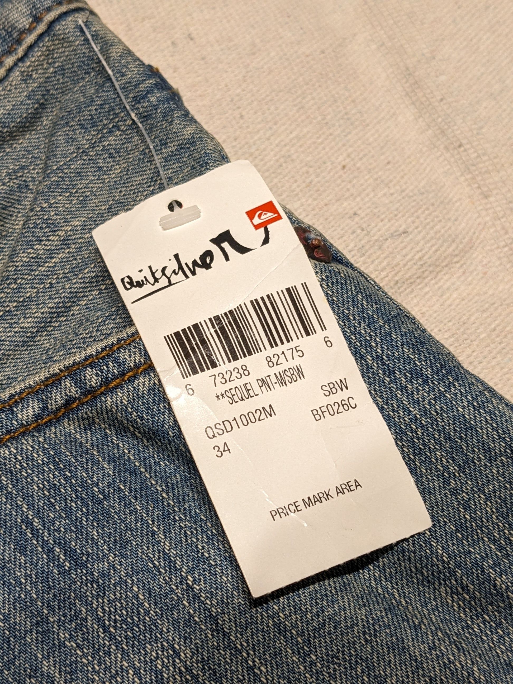 Quiksilver New old stock vintage Quiksilver loose fit jeans men's 34 32 Size US 34 / EU 50 - 3 Thumbnail