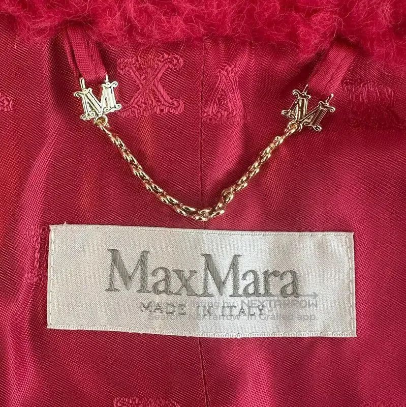 Max Mara MaxMara Pink Alpaca Wool Women's Cardigan . Size S / US 4 / IT 40 - 8 Thumbnail