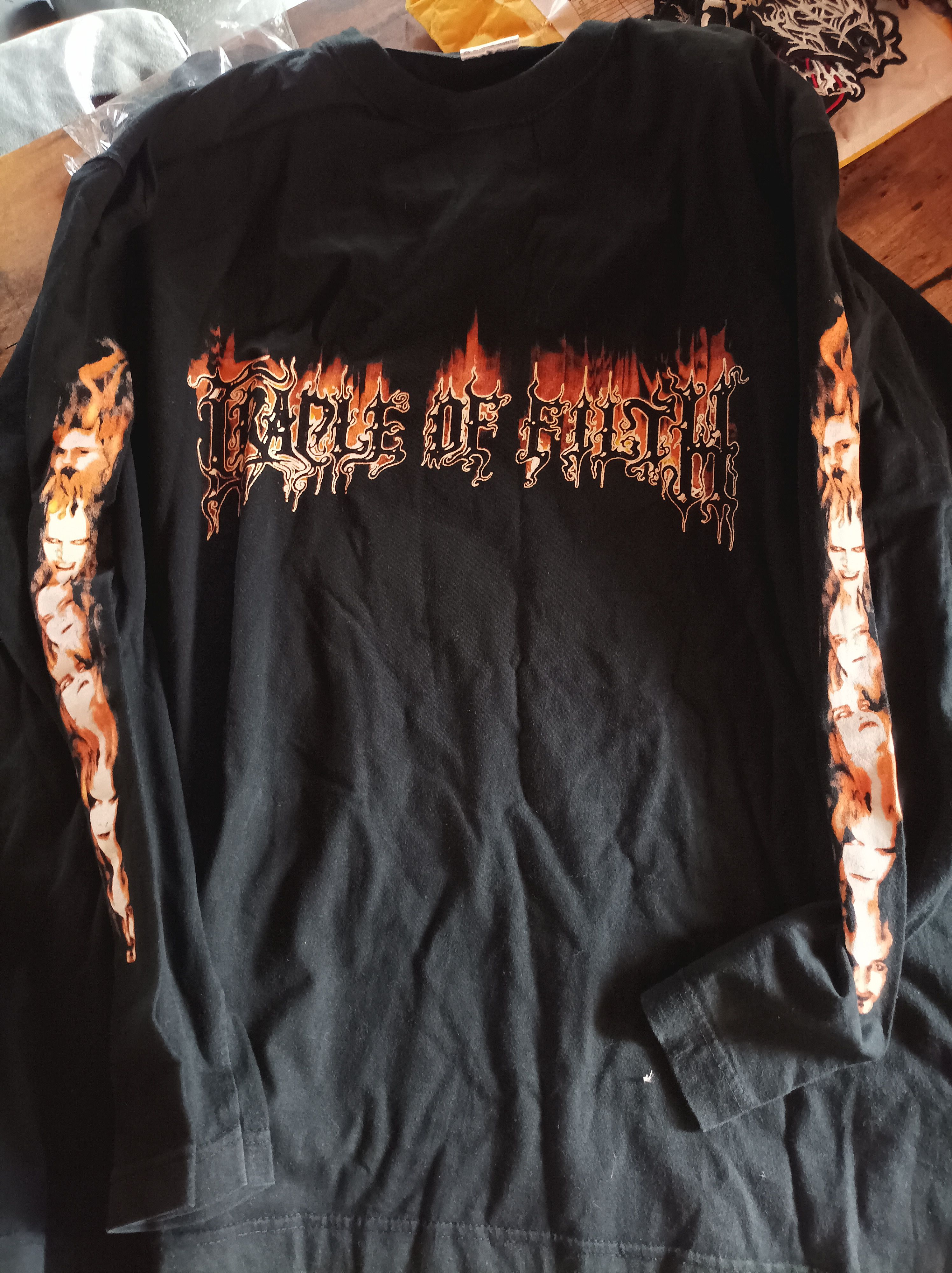 Vintage Cradle Filth Midian Flames XL Size US XL / EU 56 / 4 - 1 Thumbnail