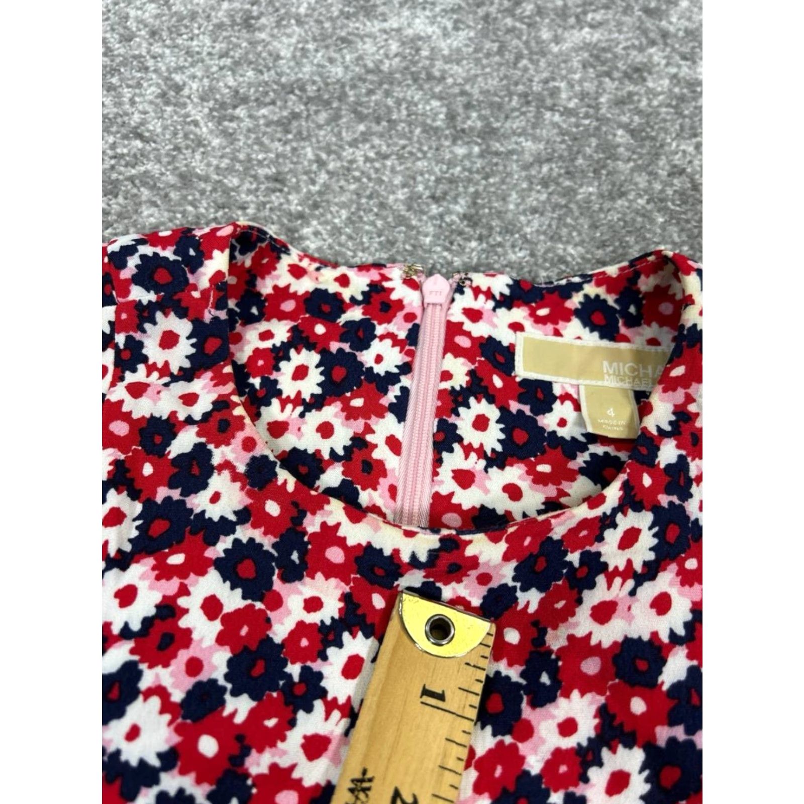 Michael Kors Michael Kors Dress Womens 4 Floral Bodycon Multicolor Sleeveless Short Viscose Casual Party/Cocktail Summer Spring Ladies Size S / US 4 / IT 40 - 5 Thumbnail