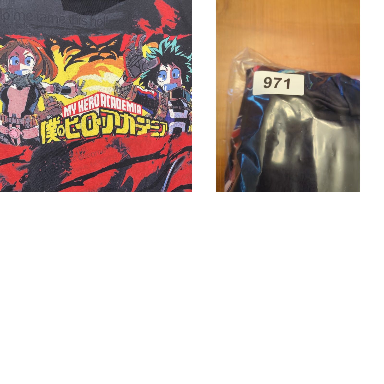 Vintage My Hero Academia Hoodie Shirt Mens Large Black Knit Stretch Pullover Graphic Print Hooded Logo Size US L / EU 52-54 / 3 - 11 Thumbnail