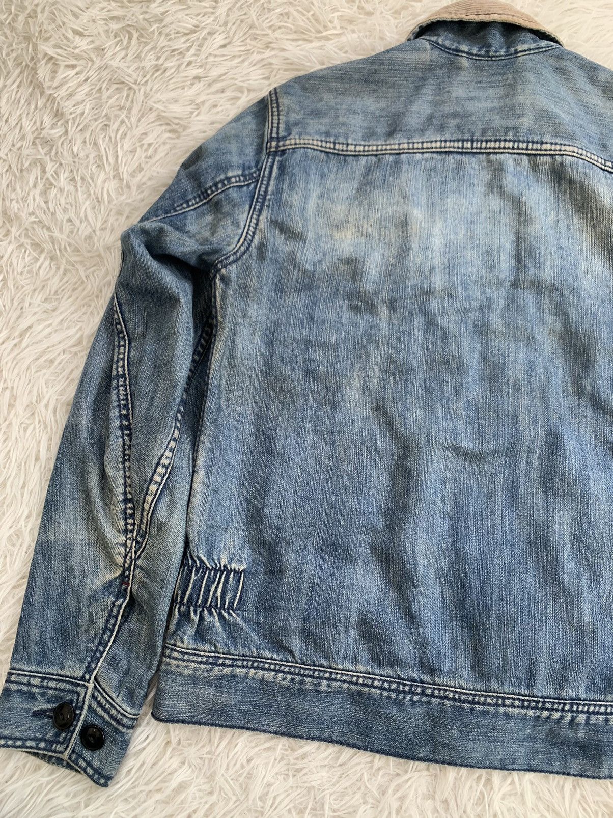 Japanese Brand Vintage Flash Report Denim Jacket Blanket Inner Size US M / EU 48-50 / 2 - 7 Thumbnail