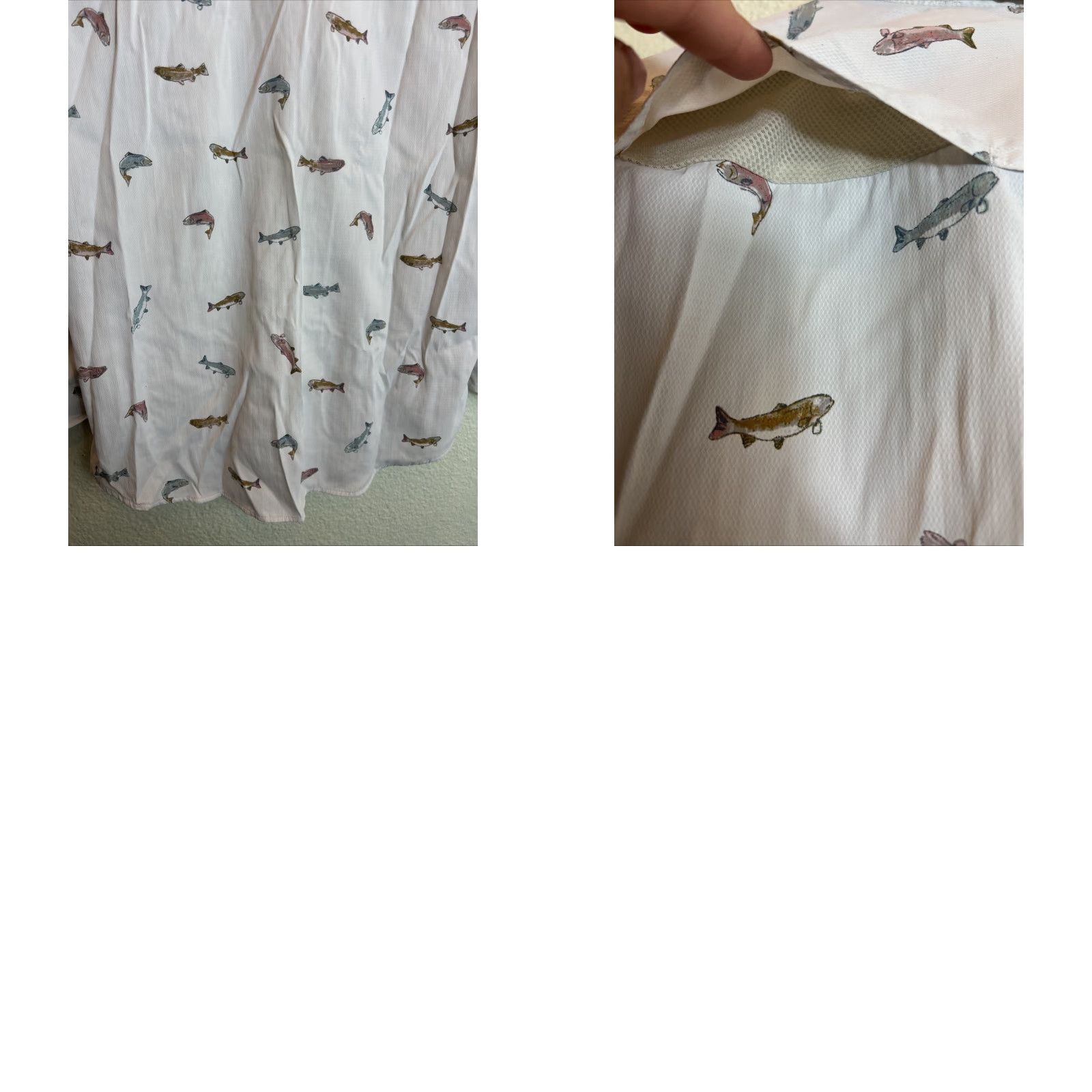 Eddie Bauer VINTAGE Eddie Bauer Women’s Small Long Sleeve Vented Button Up Shirt Fishing AOP White Size S / US 4 / IT 40 - 10 Thumbnail