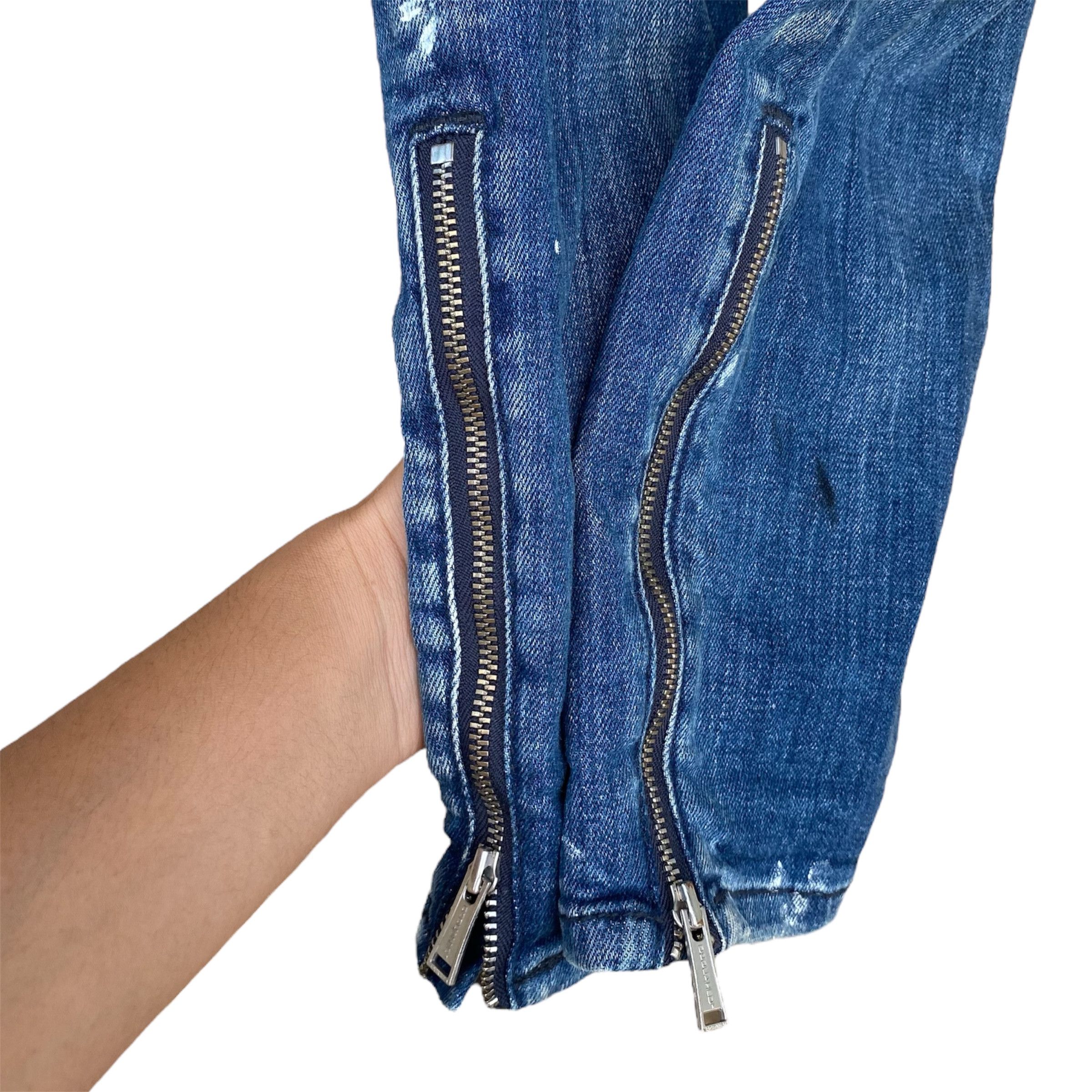 Dsquared2 Dsquared2 jeans with paint splatters and distressed details Size 29" - 3 Thumbnail
