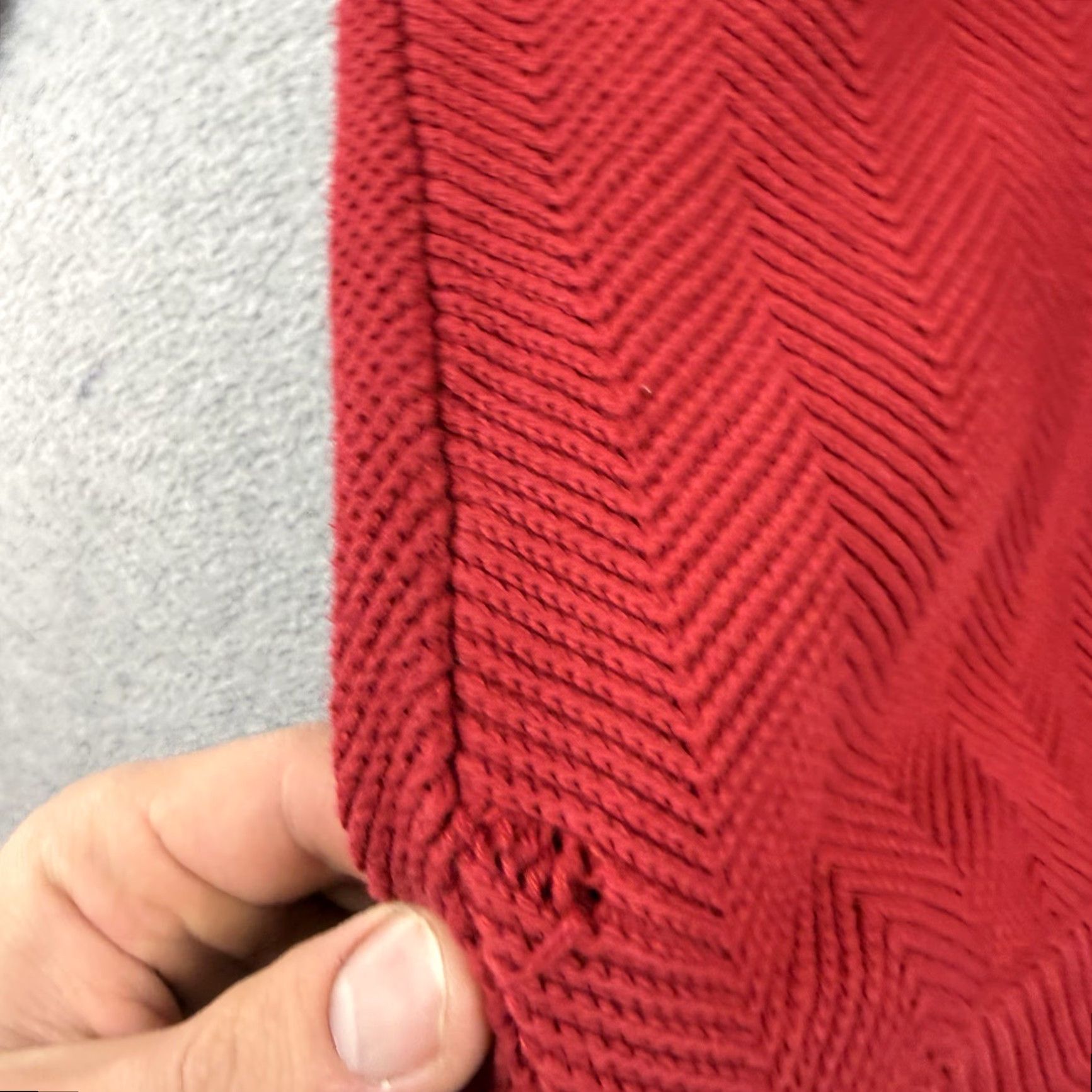 Ralph Lauren VINTAGE Ralph Lauren Sweater Shirt Men L Red 90s Herringbone Knit Crew Neck Embroidered Logo Christmas Holiday Classic Golf Winter Fall Spring | Mens Size US L / EU 52-54 / 3 - 6 Thumbnail