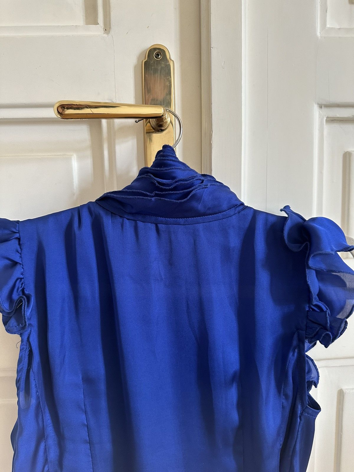Other Electric blue sleeveless silk top Size S / US 4 / IT 40 - 5 Thumbnail