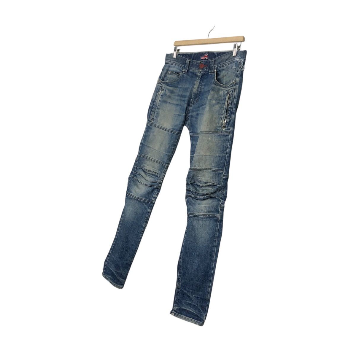 Japanese Brand 📌Vintage Denim Pants Biker Rupert Japan Size US 32 / EU 48 - 3 Thumbnail