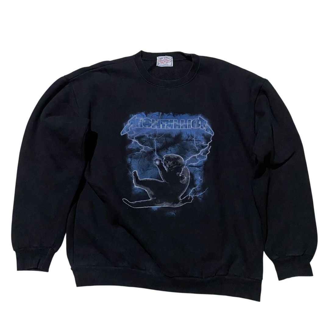 Other Diffstudio meowtallica metallica lightning cat crewneck Size US L / EU 52-54 / 3 - 1 Thumbnail