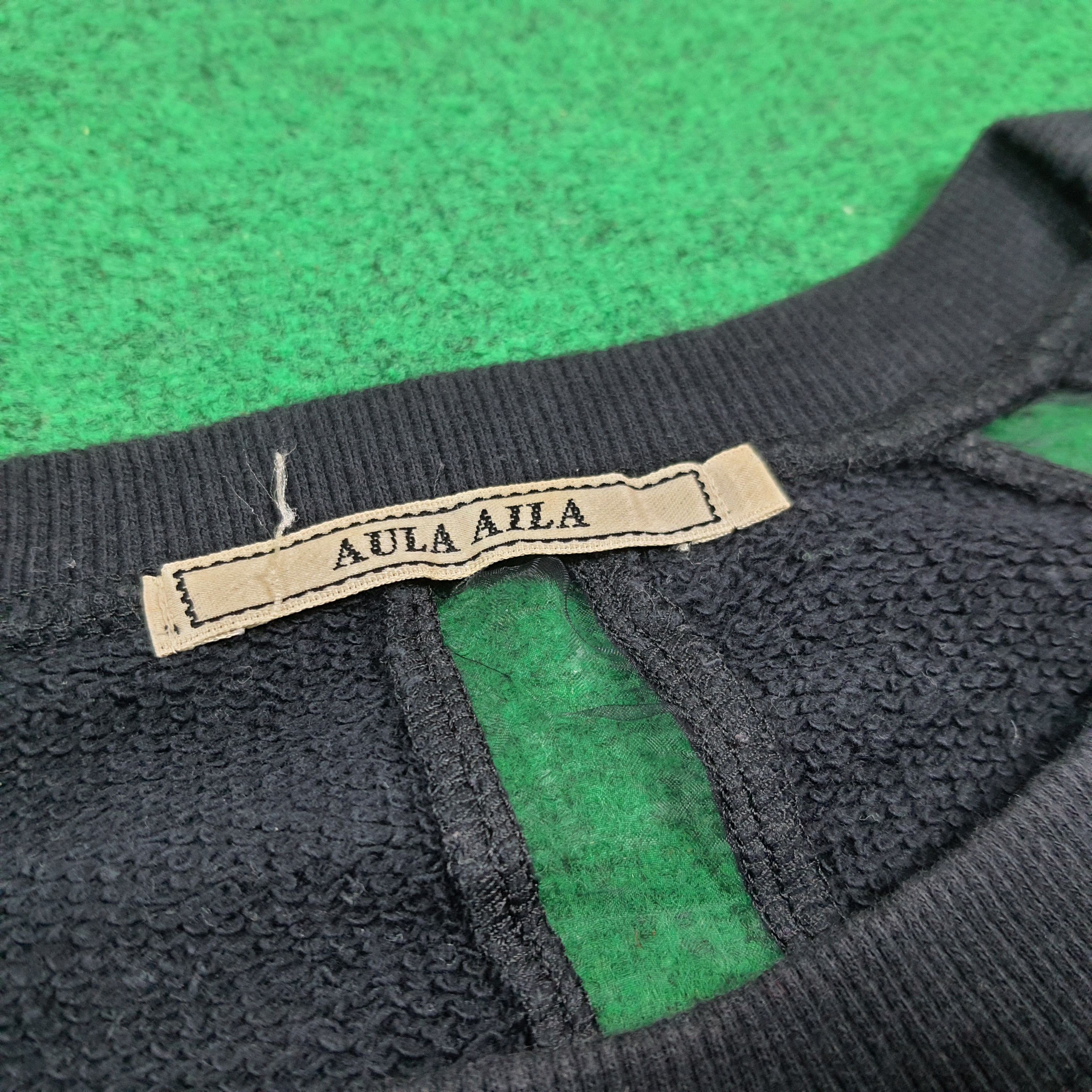 Japanese Brand Vintage Aula Aila Sweatshirt with Floral Lace C296N11 Size S / US 4 / IT 40 - 6 Thumbnail