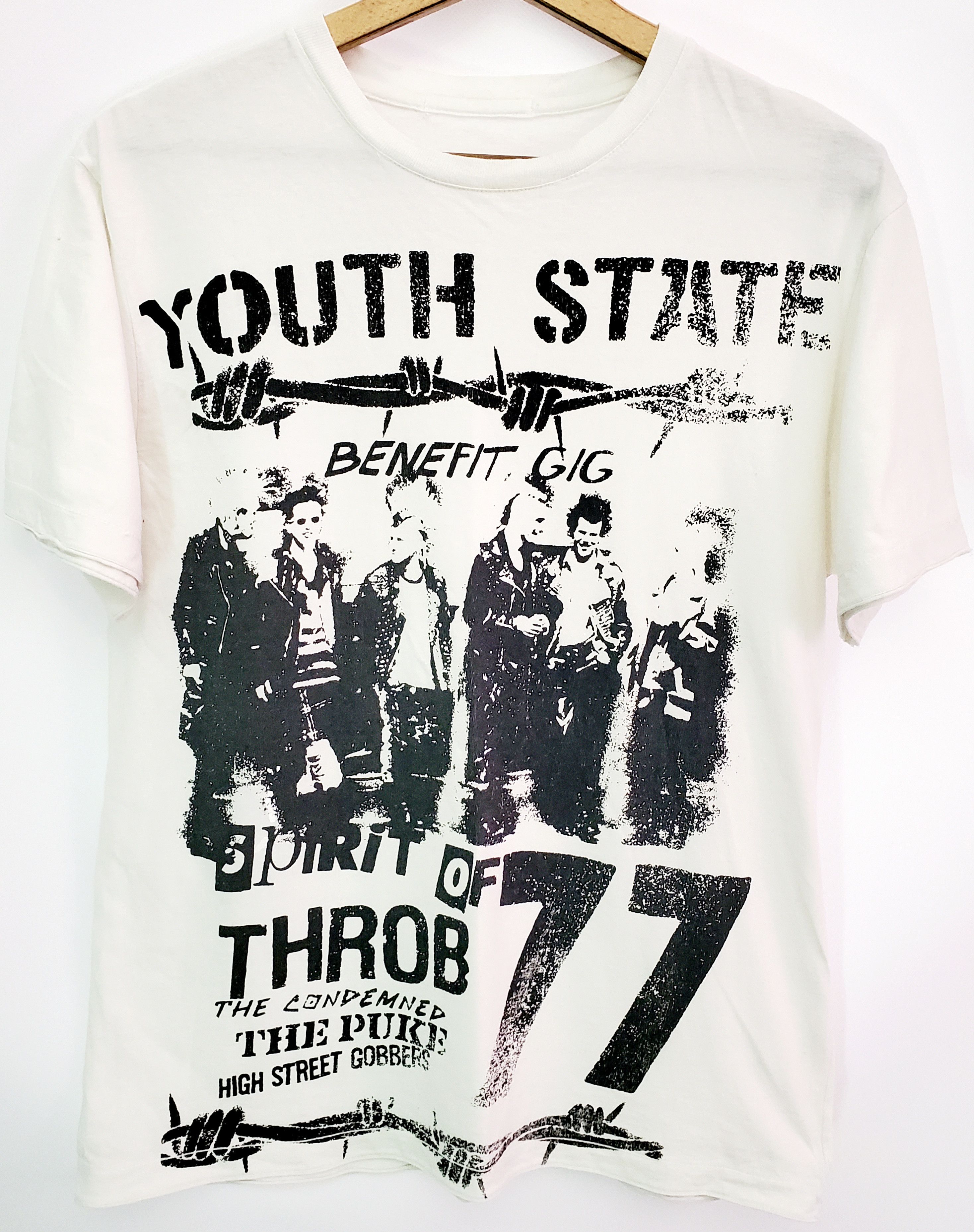Band Tees × Vintage Vintage Spirit of Punk 77 rock Tshirt size M Size US M / EU 48-50 / 2 - 1 Thumbnail