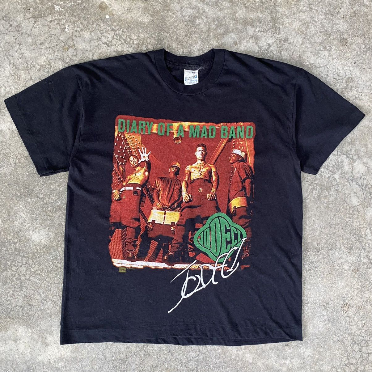 Rap Tees Rare! Vintage 1994 Jodeci “Diary of A Mad Band” Rap Tee Size US XL / EU 56 / 4 - 2 Thumbnail