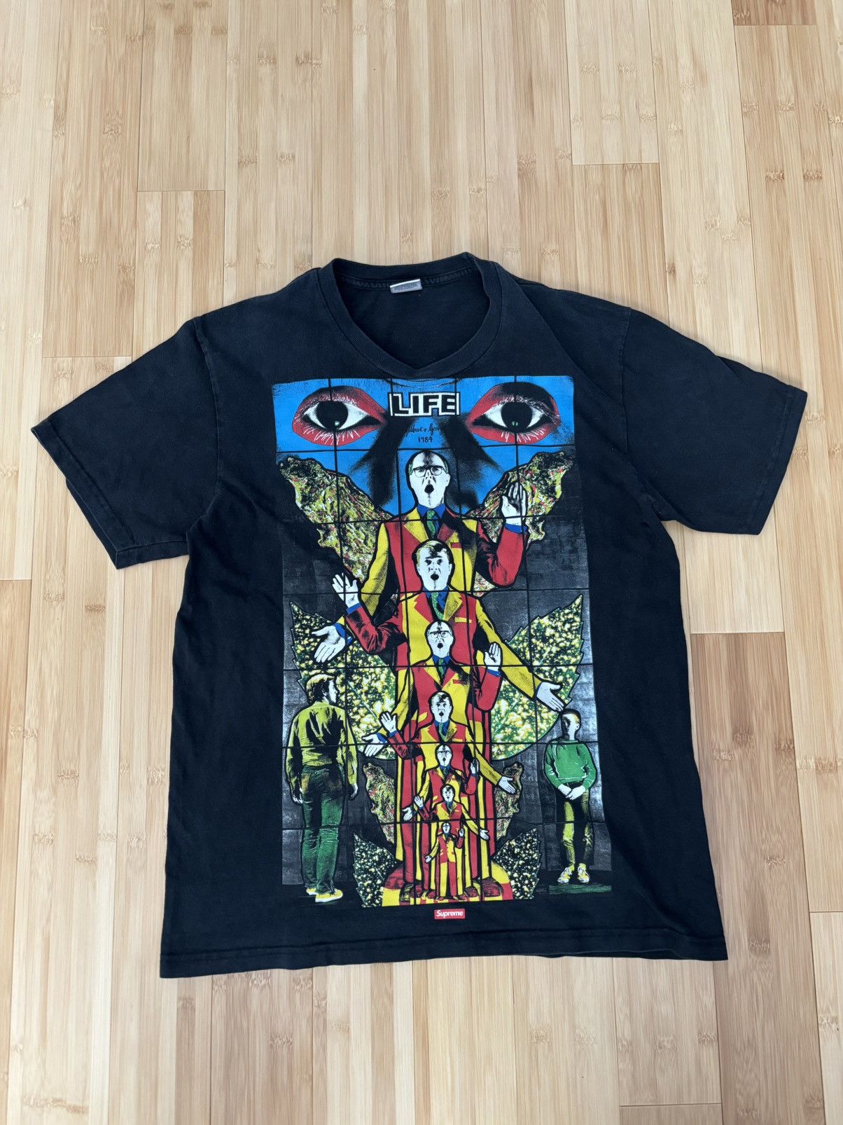 Supreme Supreme Gilbert & George LIFE Tee Size US M / EU 48-50 / 2 - 1 Thumbnail