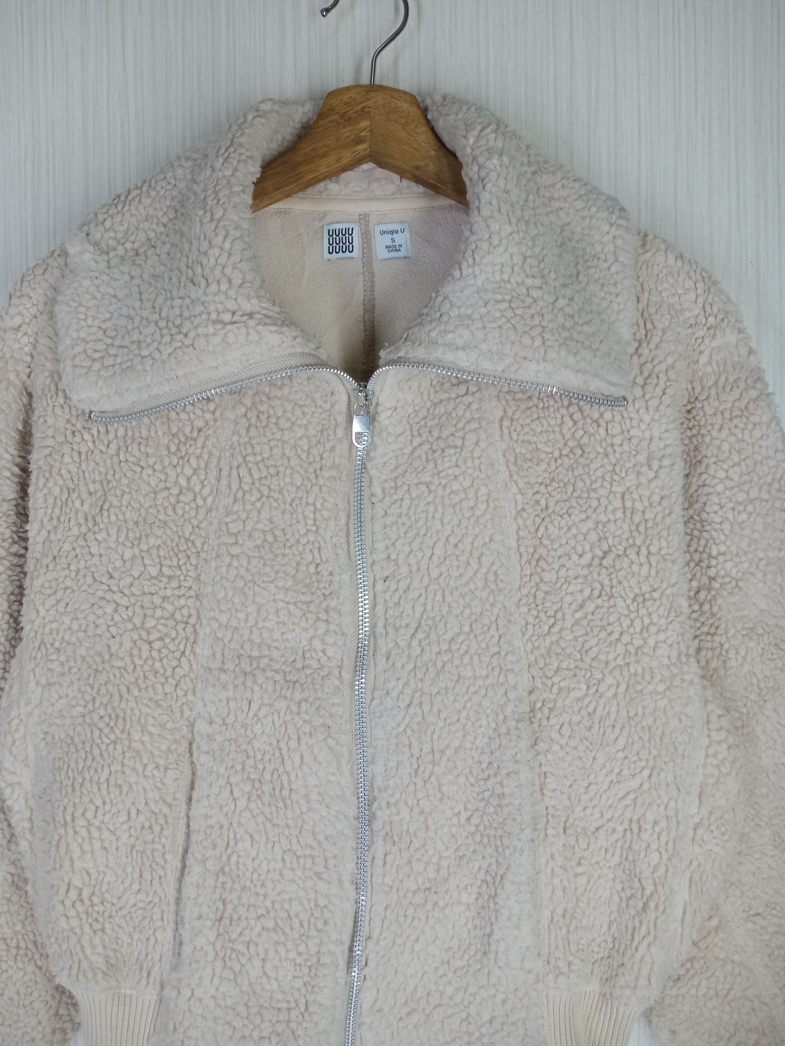 Undercover × Uniqlo Rare Uniqlo Undercover Deep Pile Fleece Bomber Jacket Size US S / EU 44-46 / 1 - 2 Thumbnail