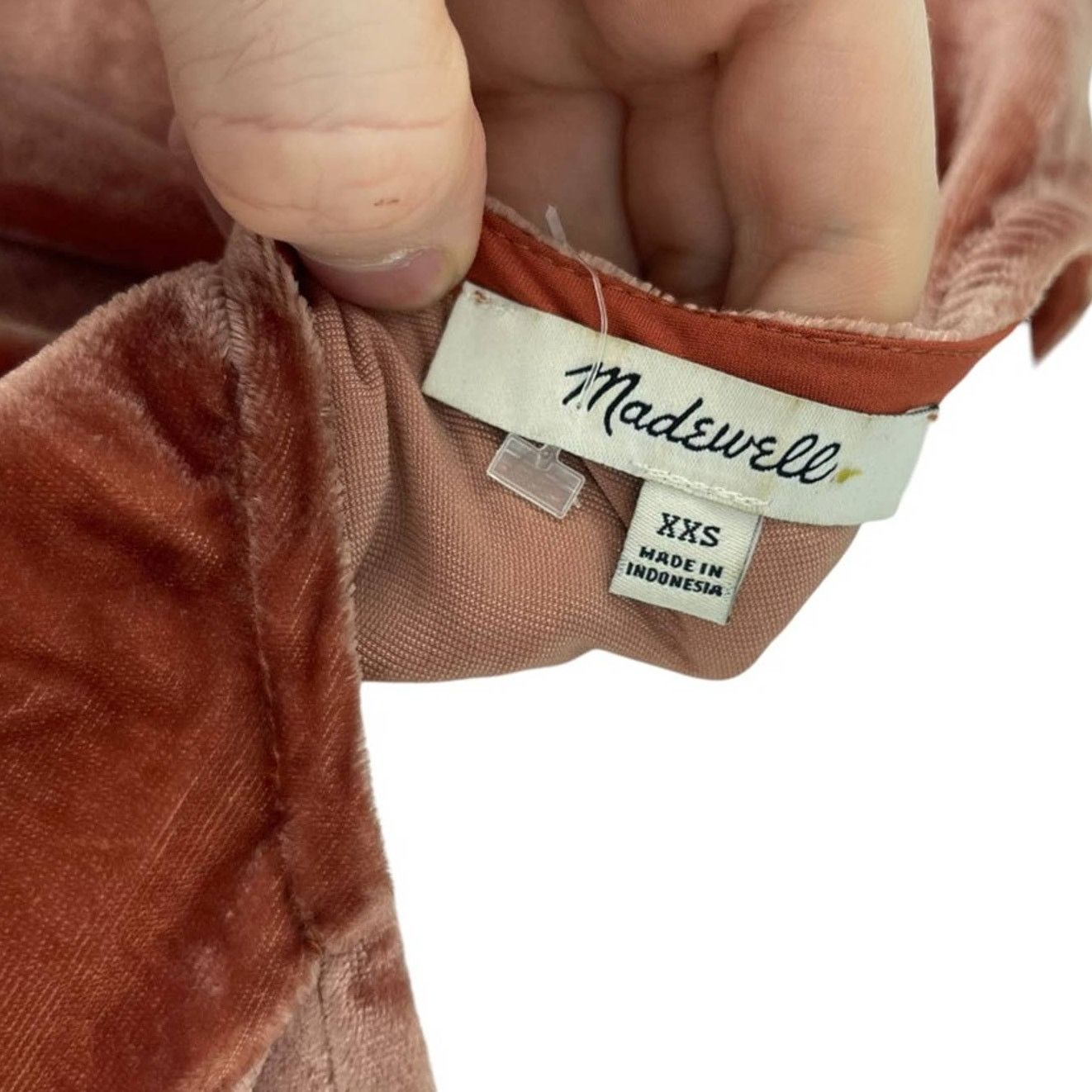 Madewell Madewell Flare Orange Velvet Tulip-Sleeve Ruffle Top XXS Size XXS / US 00 / IT 34 - 5 Thumbnail