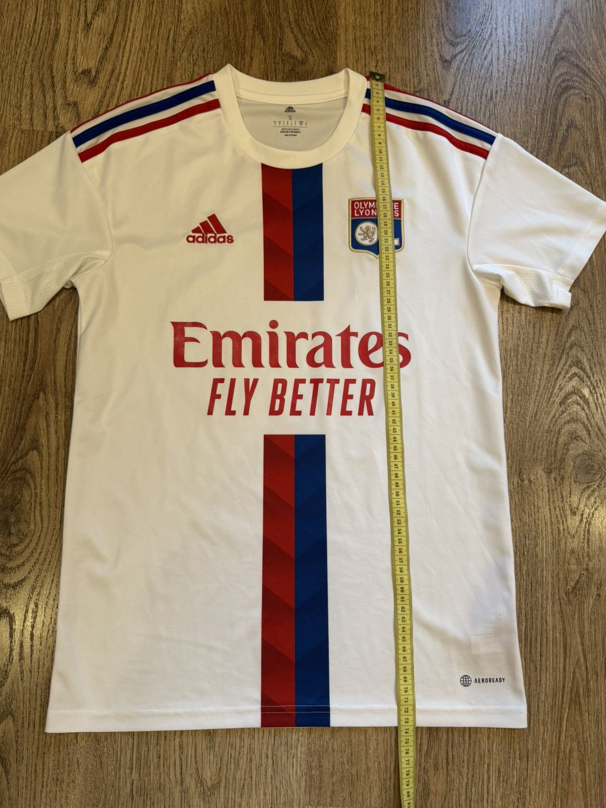 Adidas LYON ADIDAS 2022/2023 FOOTBALL HOME JERSEY SIZE S HC0975 Size US S / EU 44-46 / 1 - 2 Thumbnail