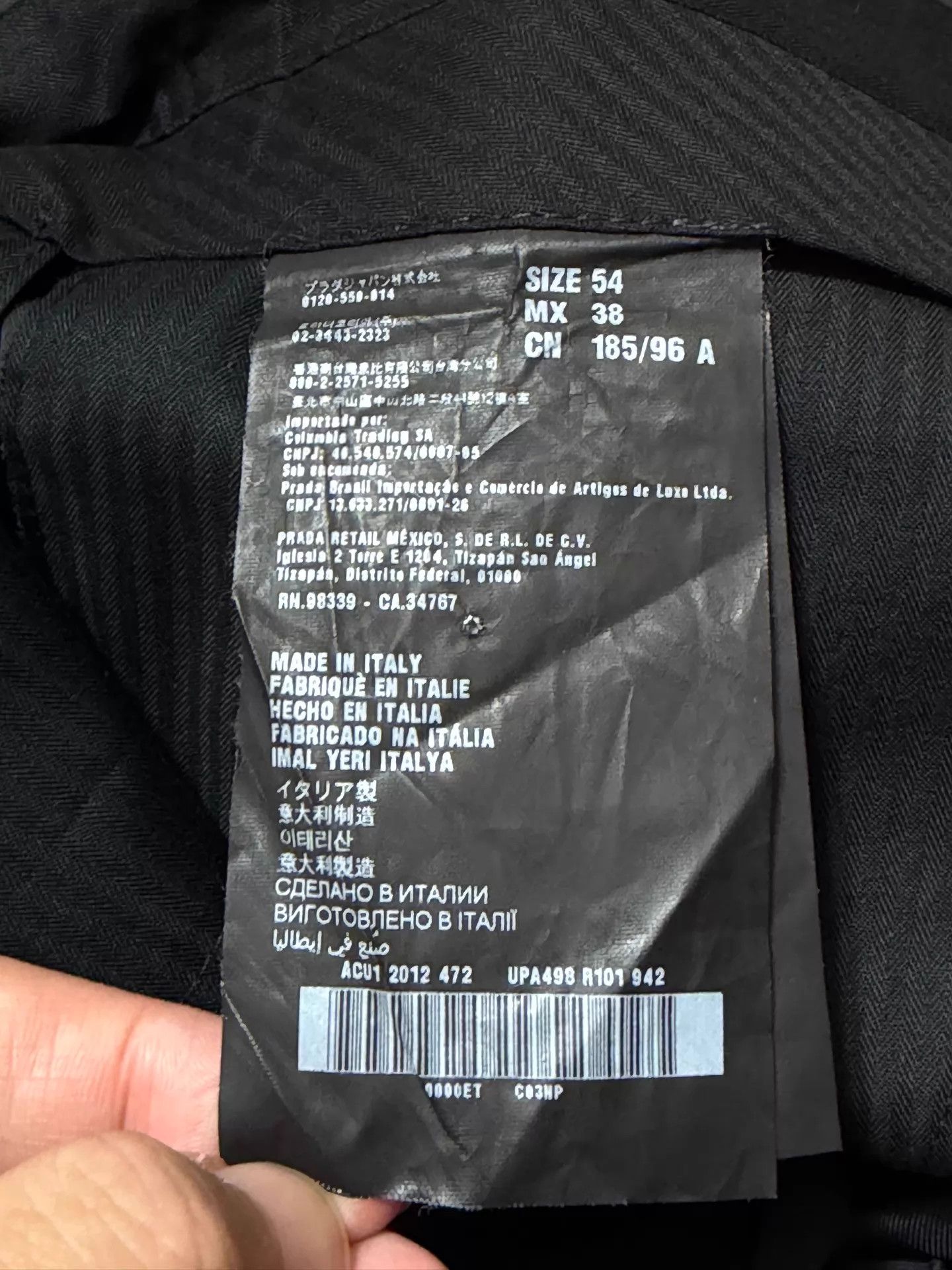 Prada Prada Straight Fit Trousers 54 Size US 38 / EU 54 - 7 Thumbnail