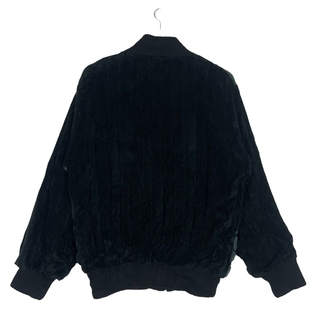 Designer × Japanese Brand 💥90s CARLO VALENTINO VELVET BOMBER JACKET Size US M / EU 48-50 / 2 - 8 Thumbnail