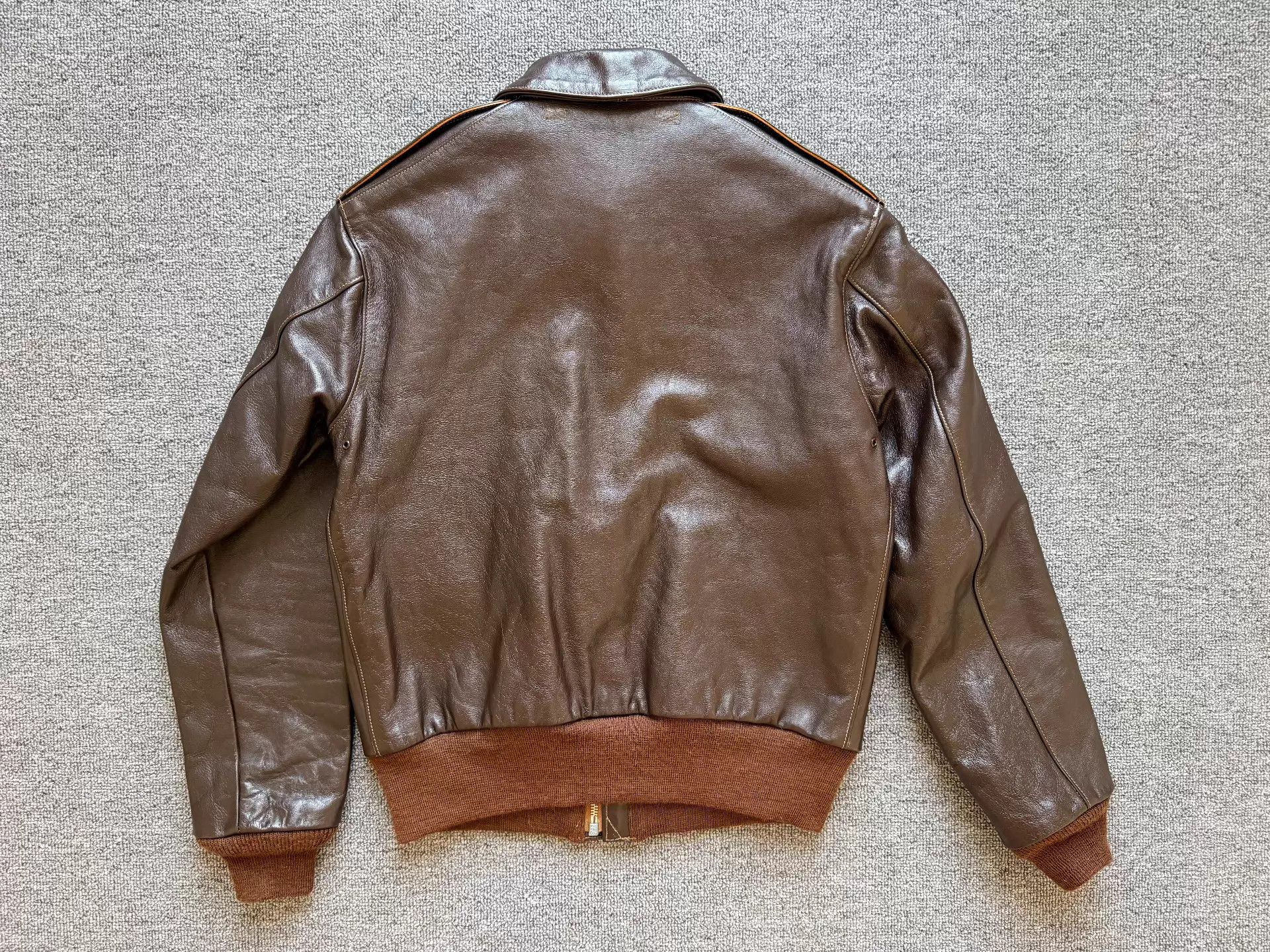 Other real McCoy A2 Horsehide 36 Lightly Used Size XS / US 0-2 / IT 36-38 - 2 Thumbnail