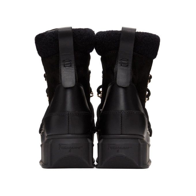 Salvatore Ferragamo o1y0326 Ankle Boots in Black Size US 7 / IT 37 - 4 Thumbnail