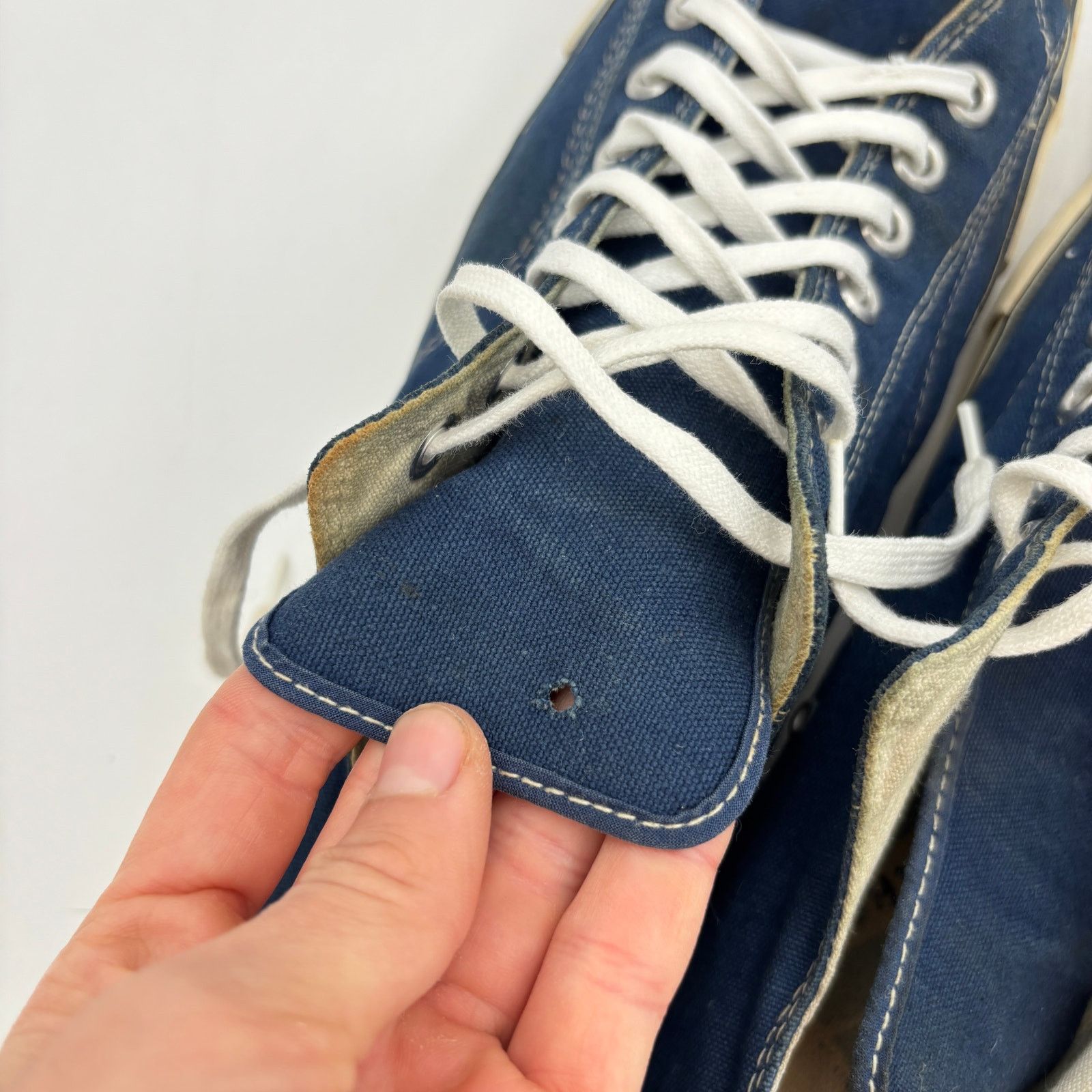 Converse Vintage 50s Converse Chuck Taylor Star Low Blue Shoes 12 Size US 12 / EU 45 - 13 Thumbnail