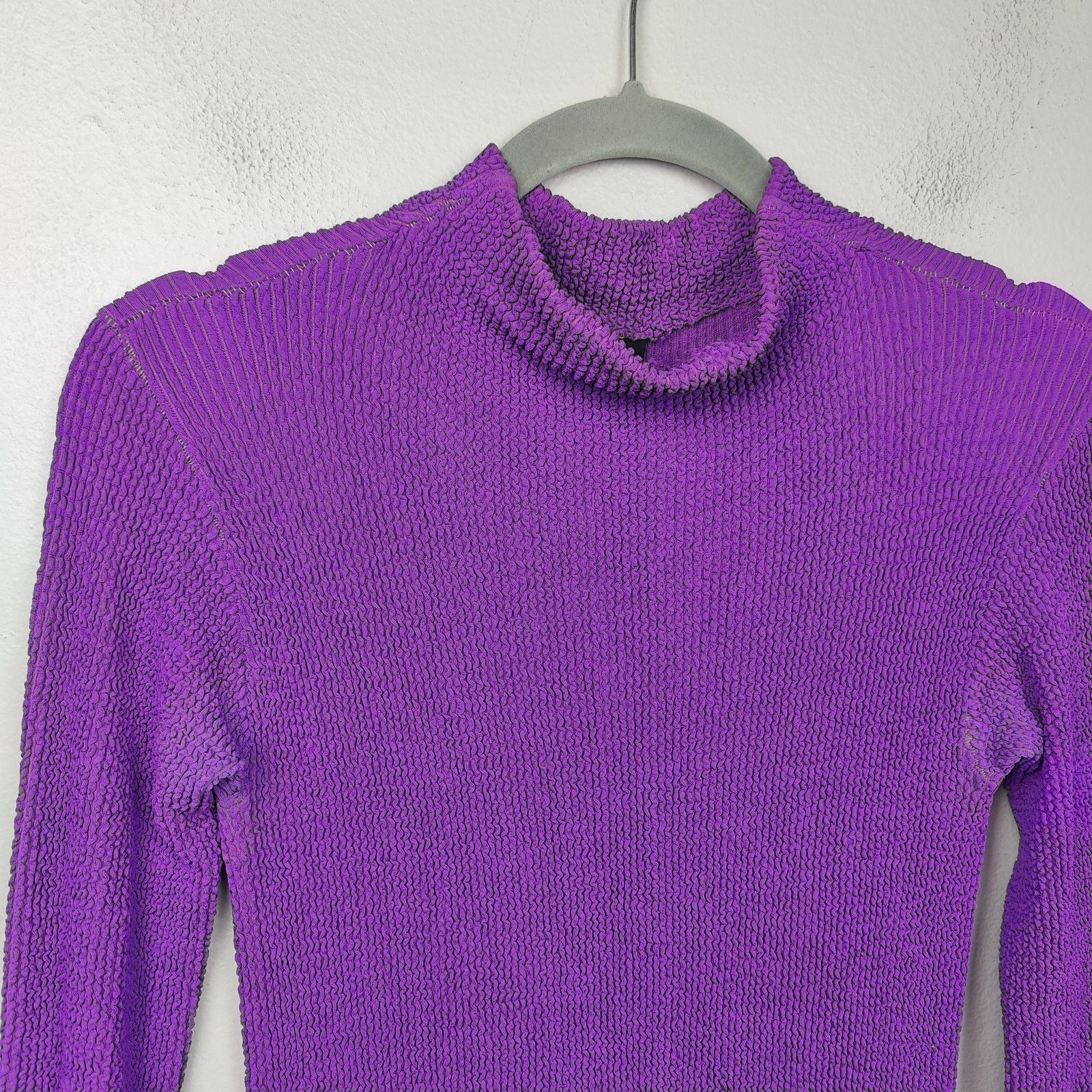 Tripp NYC Vintage Tripp NYC Crinkle Dress Womens Small Purple Size S / US 4 / IT 40 - 2 Thumbnail