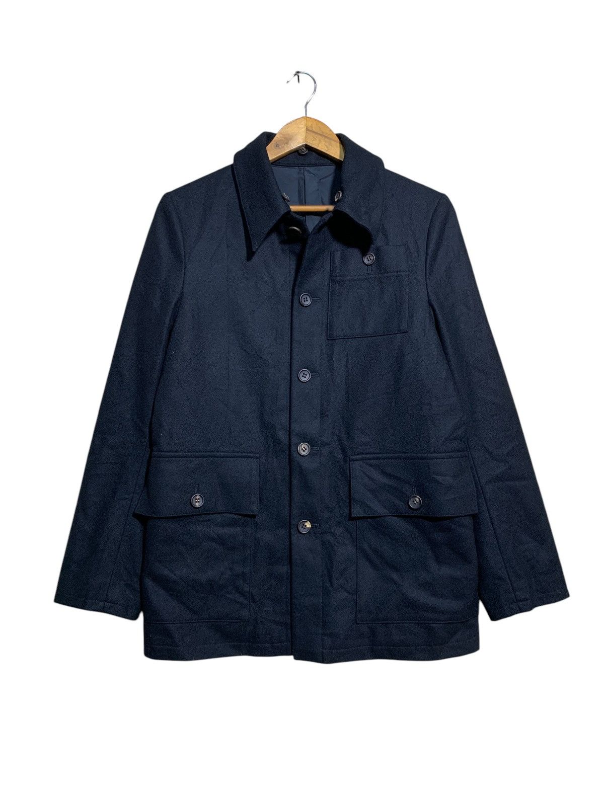 Yohji Yamamoto 🔥Y’s RED LABEL WOOL JACKETS BLACK Size US M / EU 48-50 / 2 - 2 Thumbnail