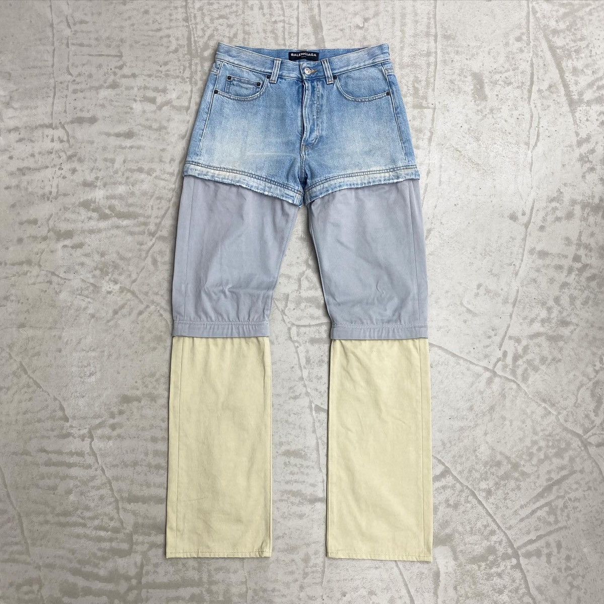 Balenciaga Balenciaga SS18 Convertible Pants (Multi Color Balenciaga Balenciaga SS18 Convertible Pants (Multi Color