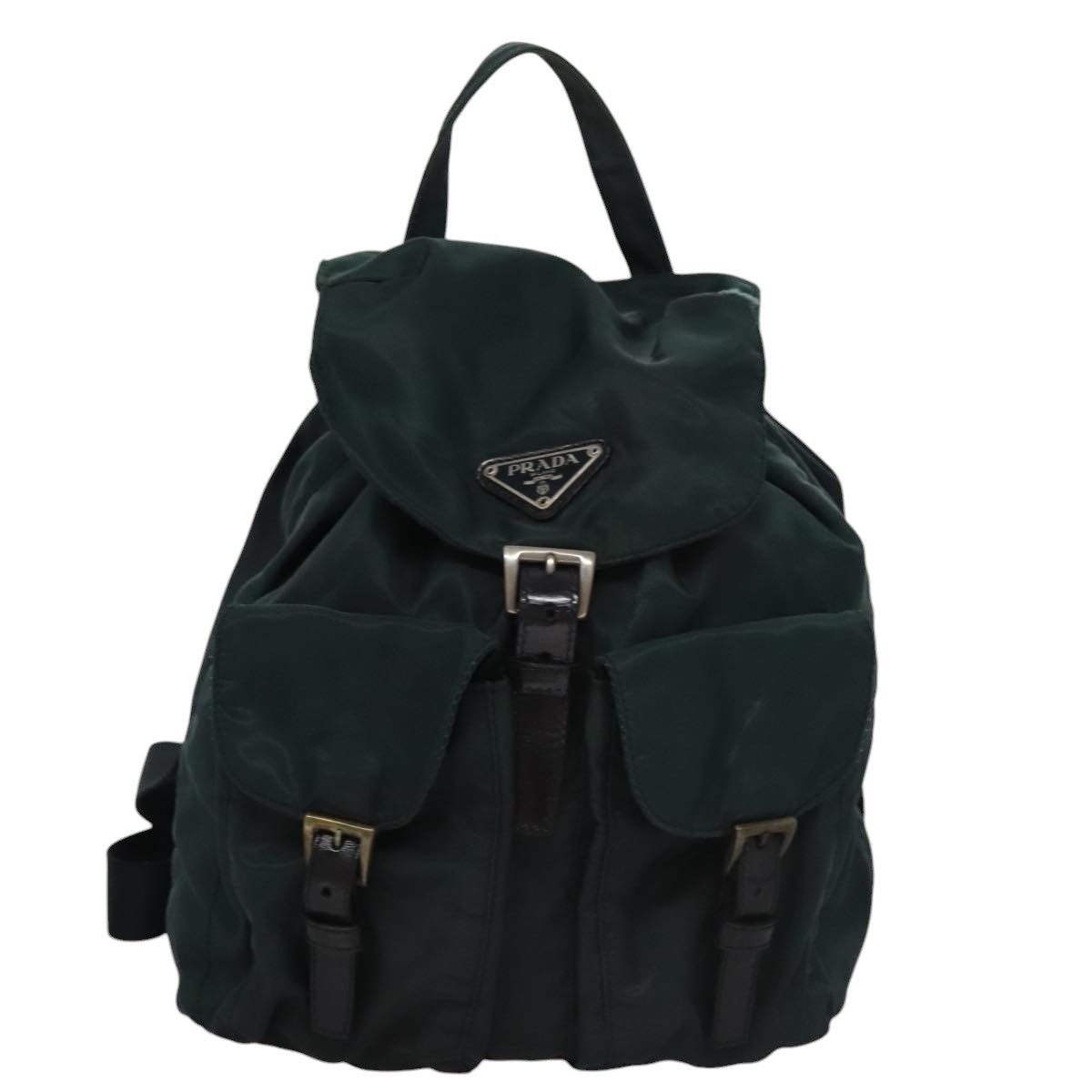 Prada Re-Nylon Green Synthetic Backpack Bag (Pre-Owned) Size ONE SIZE - 1 Thumbnail