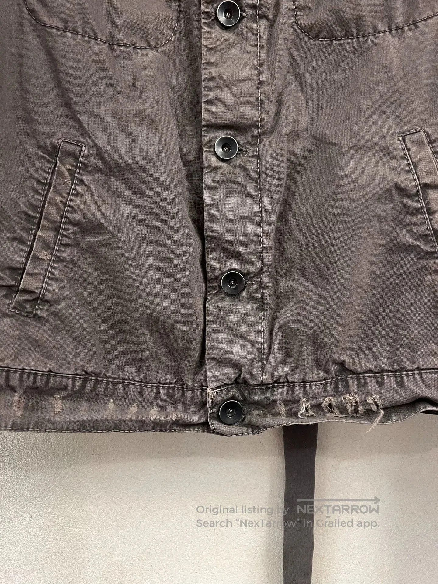 Rick Owens Drkshdw Rick Owens Gray Jacket OLMAR and MIRTA. Size US S / EU 44-46 / 1 - 4 Thumbnail